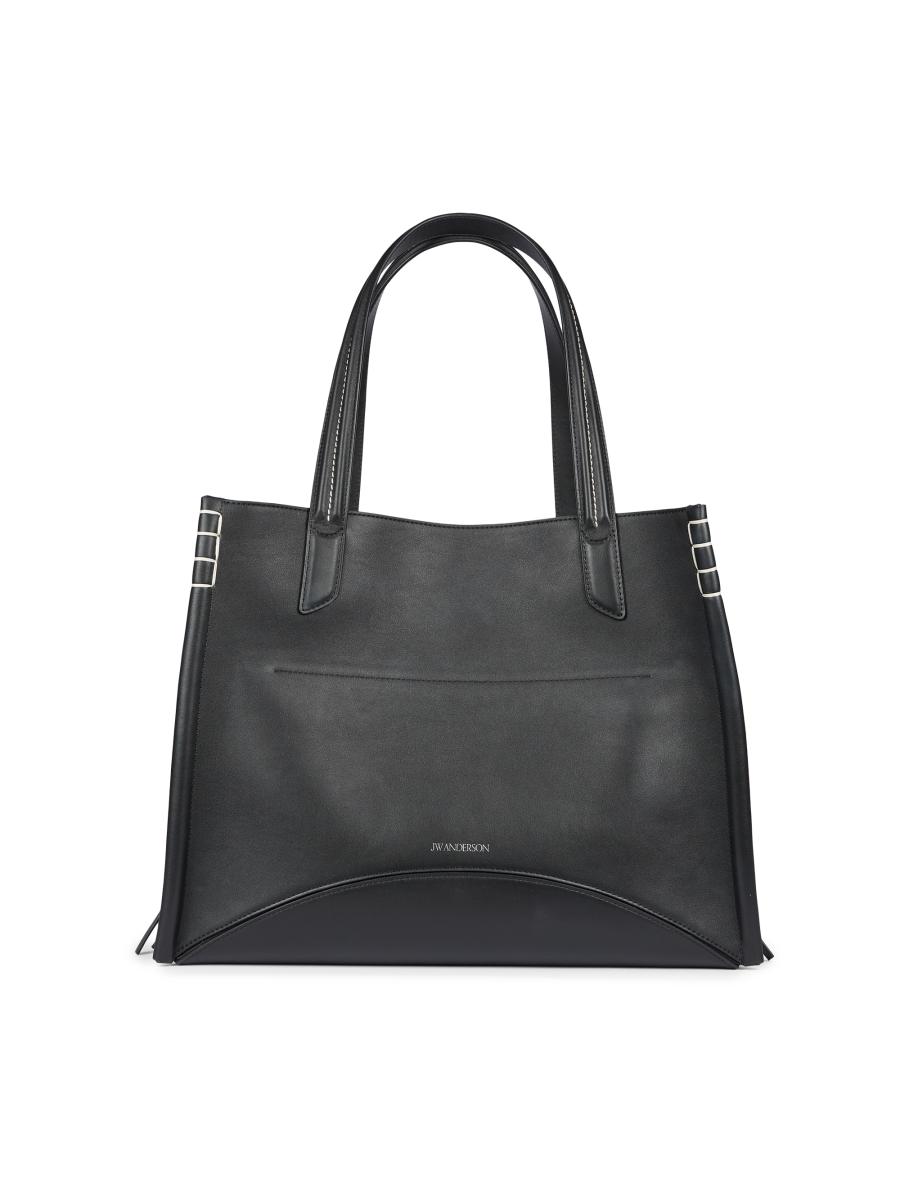 Jw Anderson Women's Loafer Leather Tote Bag In Black
