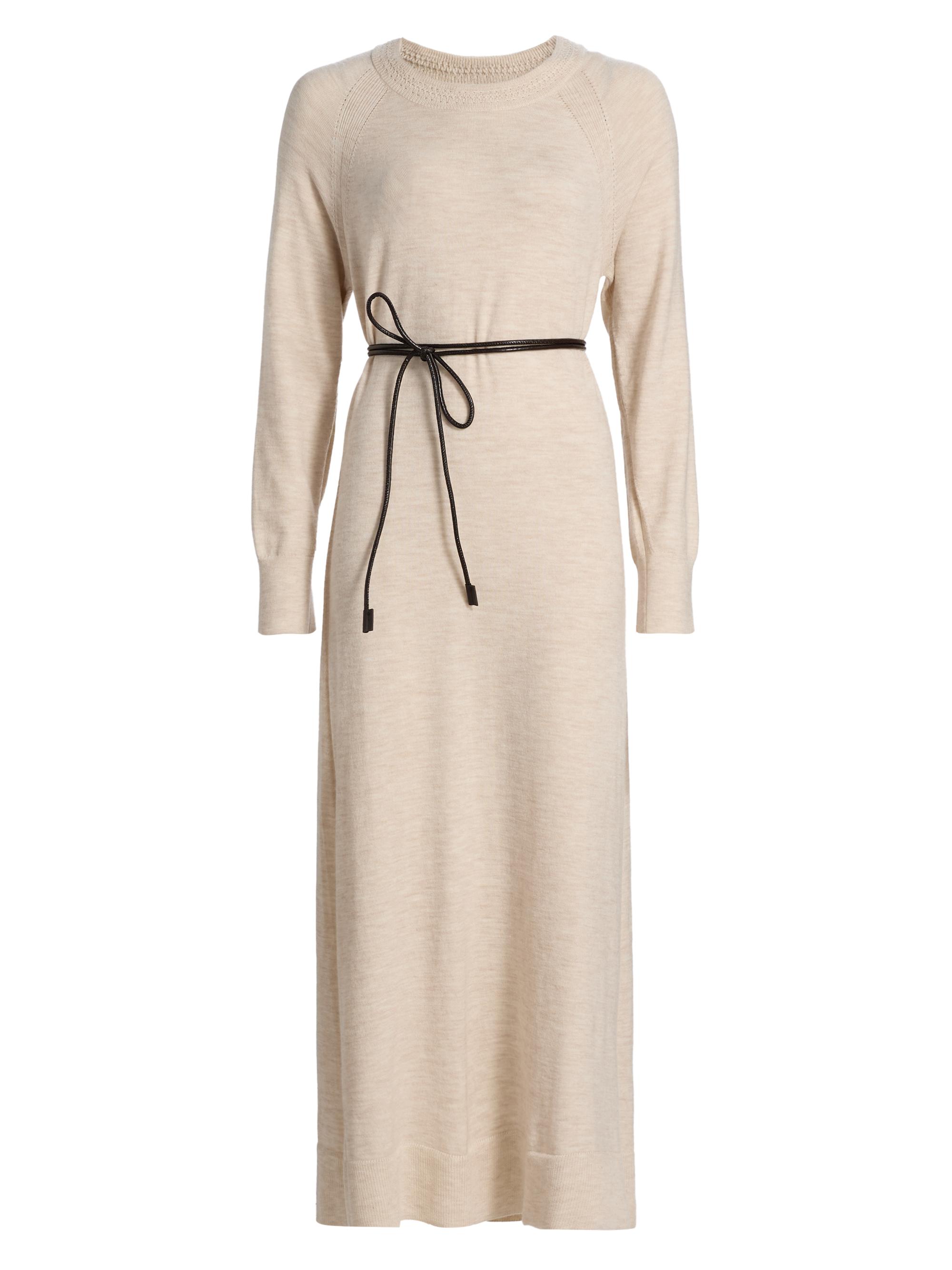 rag & bone Women's Loren Wool-Blend Self-Belt Maxi Dress -