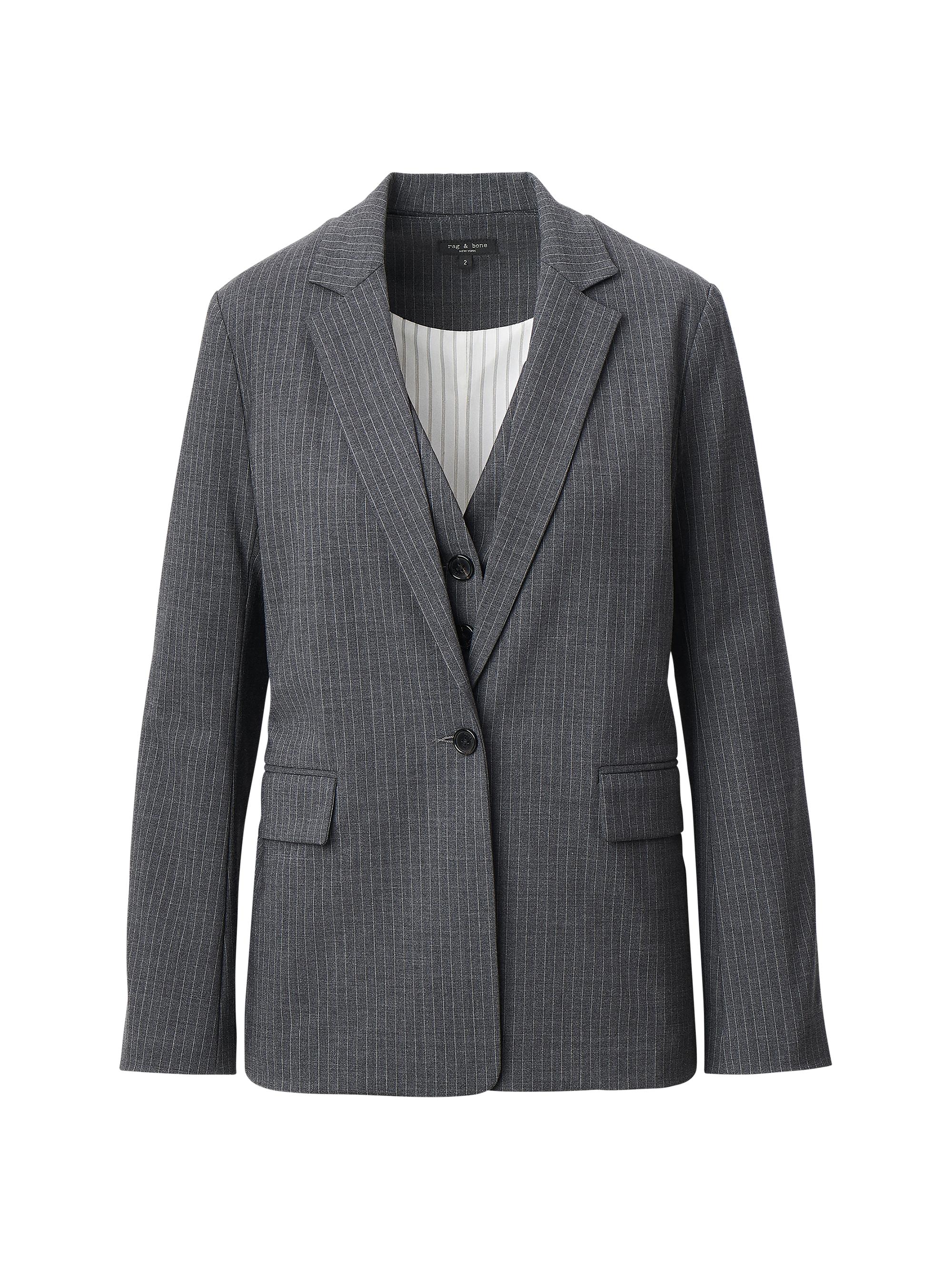 Jennifer Striped 2-In-1 Blazer