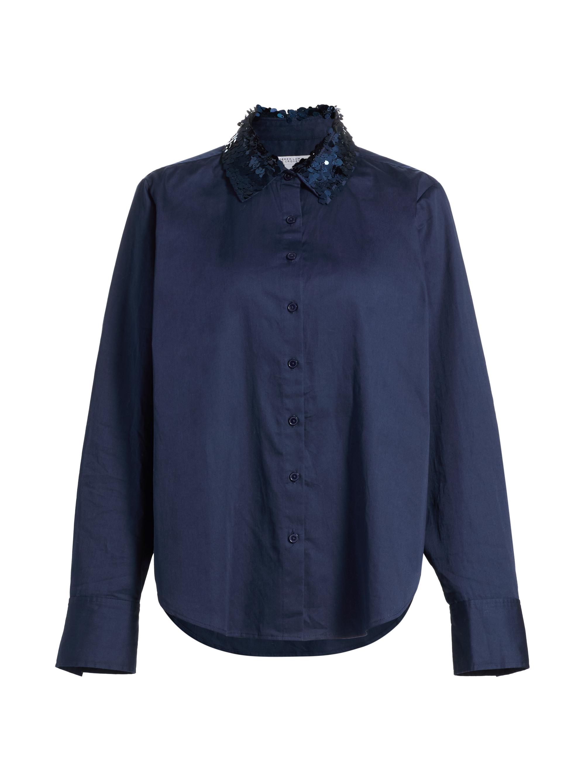 Derek Lam 10 Crosby Raissa Lace Button-Up Shirt | Saks Fifth Avenue