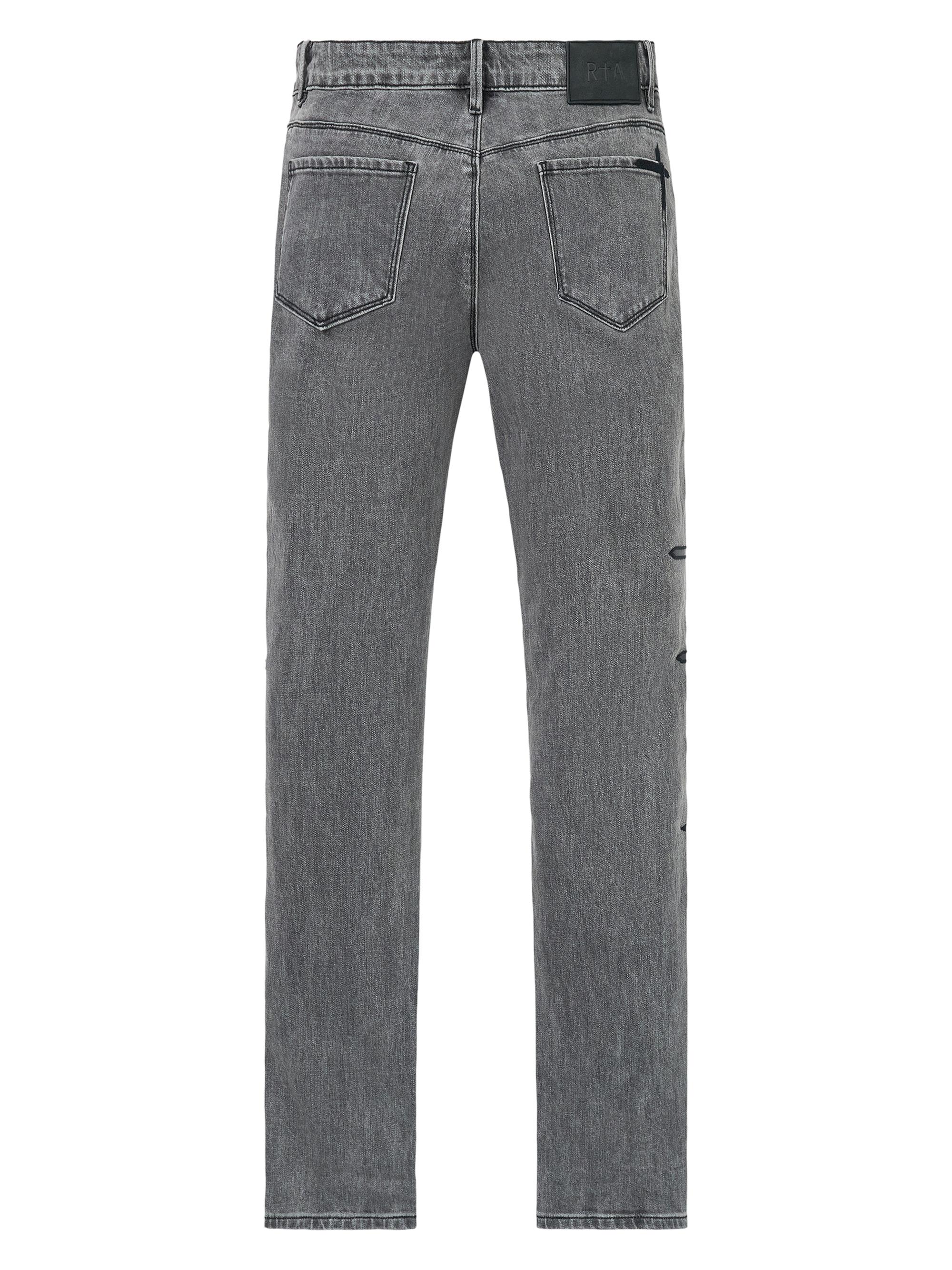 RTA Bryant Logo-Patch Skinny Jeans | Saks Fifth Avenue