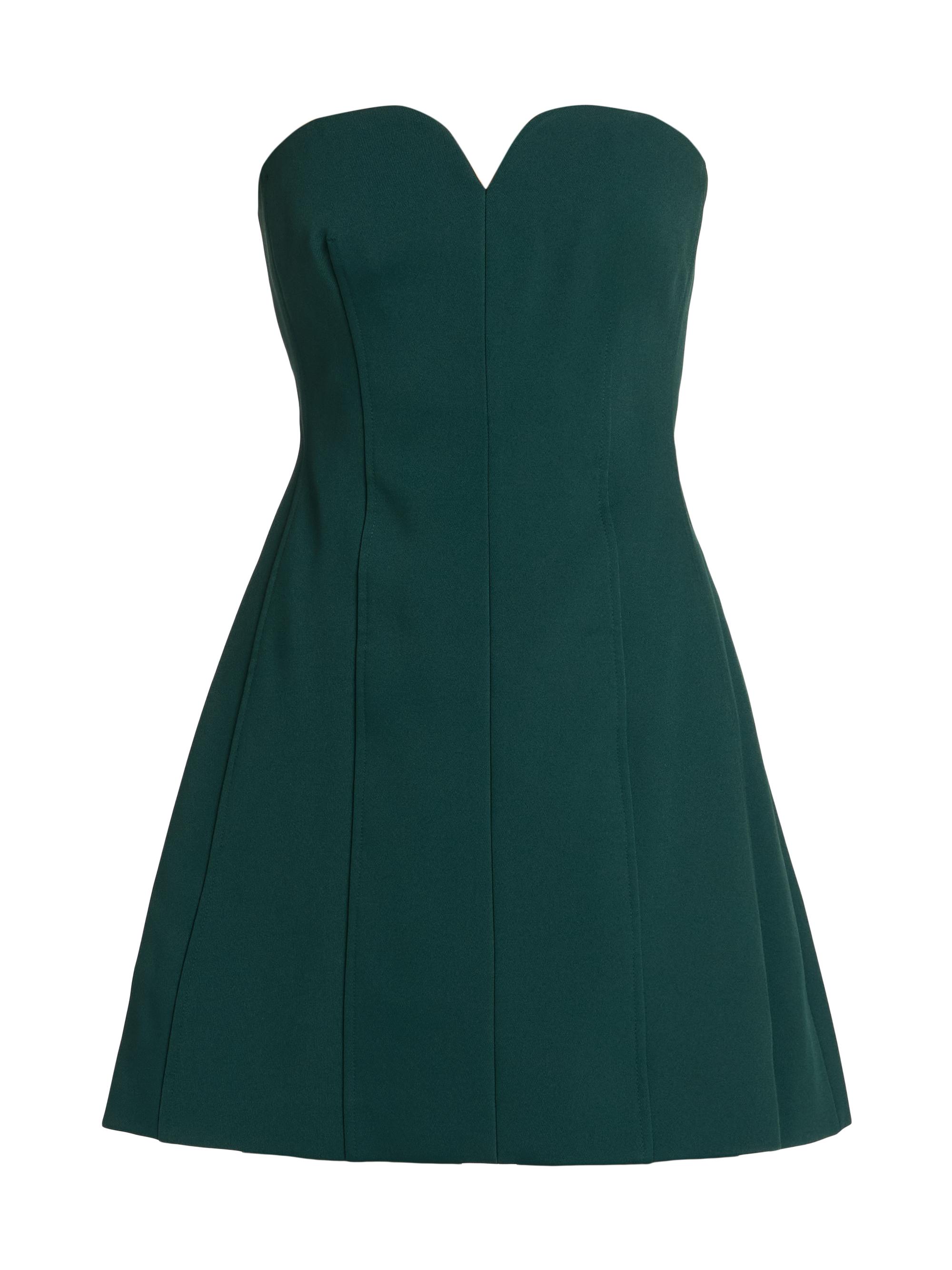 SIMKHAI Women's Devin Bustier Minidress - Emerald
