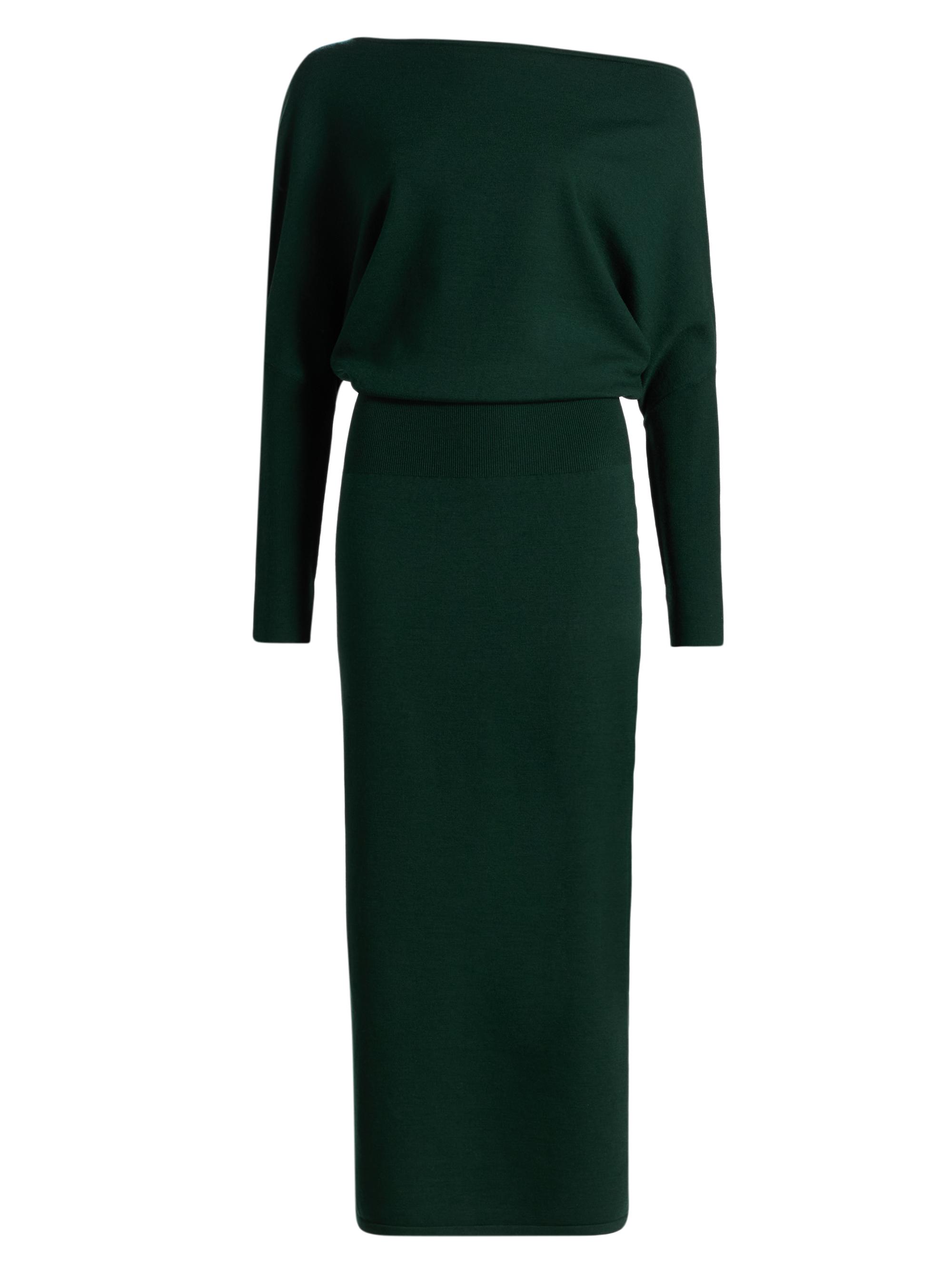 SIMKHAI Women's Janese Off-The-Shoulder Midi-Dress - Emerald