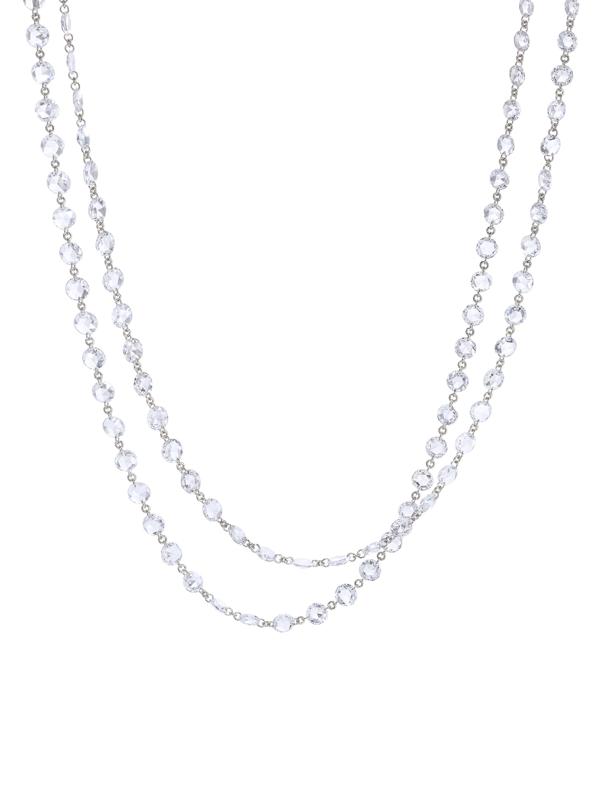 64 Facets Women's Ethereal 18K White Gold & 18.56 TCW Diamond Necklace - White Gold