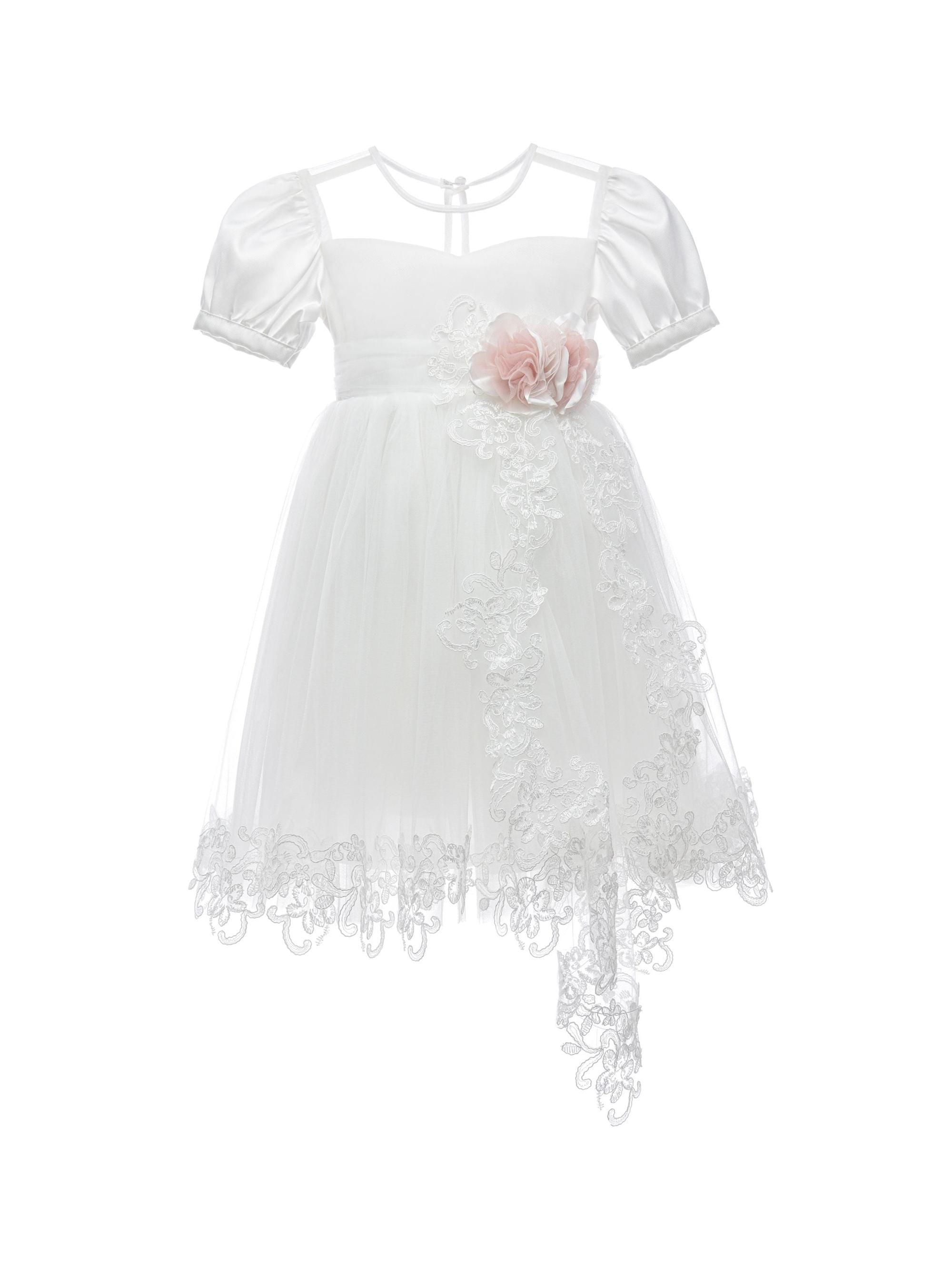 Tulleen Baby Girl's and Little Girl's Florence Dress - White 36 Months