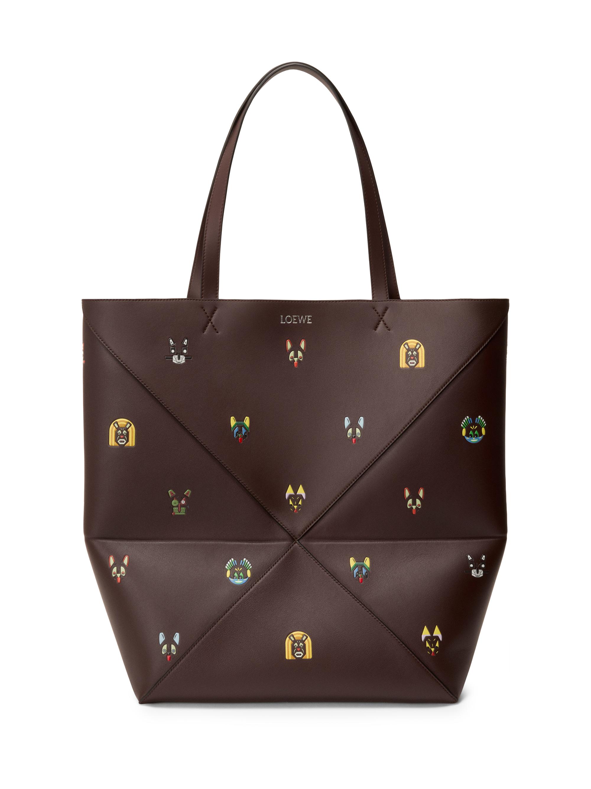 LOEWE Large Puzzle Fold Leather Tote Bag | Saks Fifth Avenue