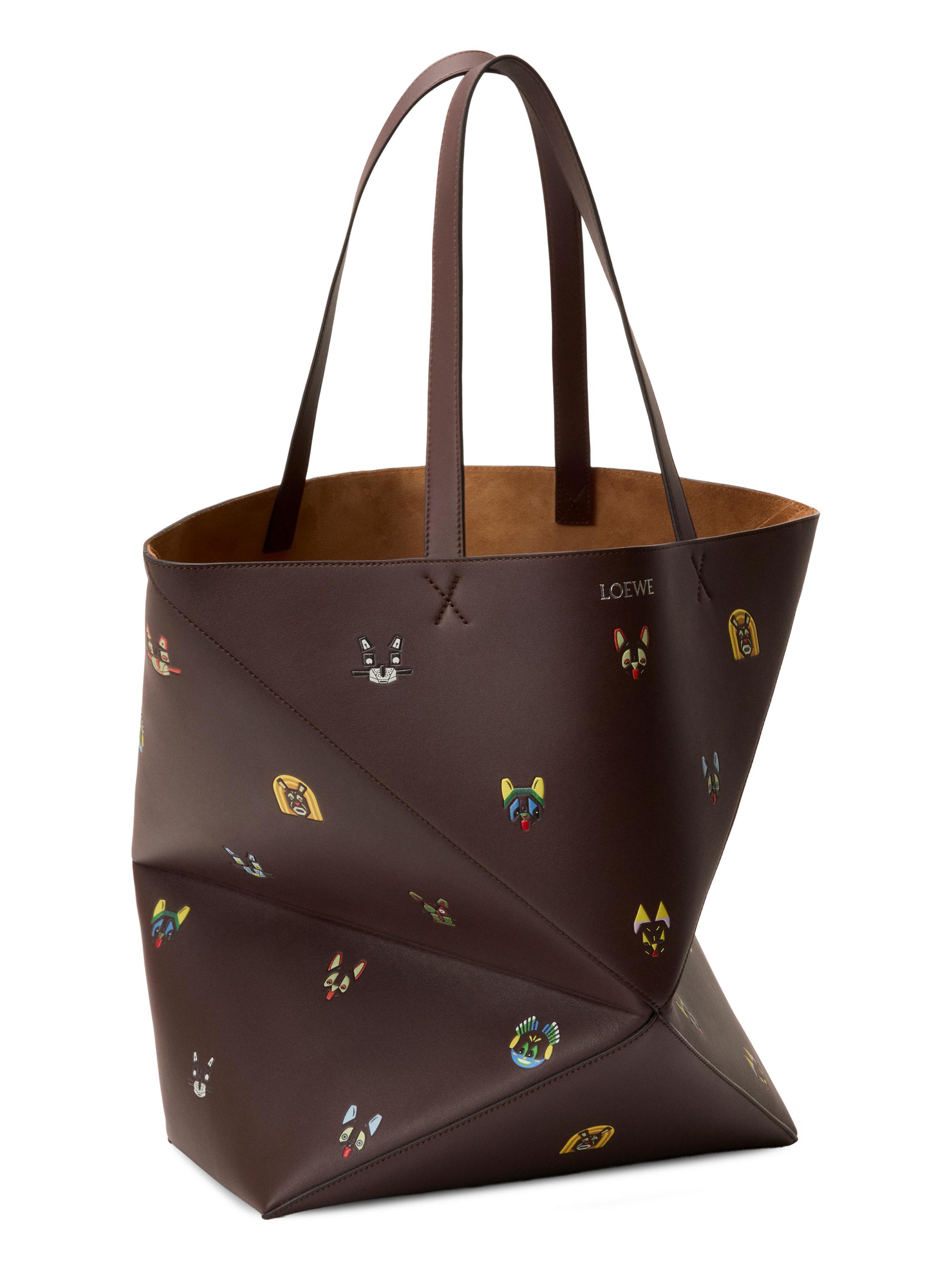 LOEWE LOEWE x Louis Wain Extra-Large Puzzle Fold Tote Bag | Saks