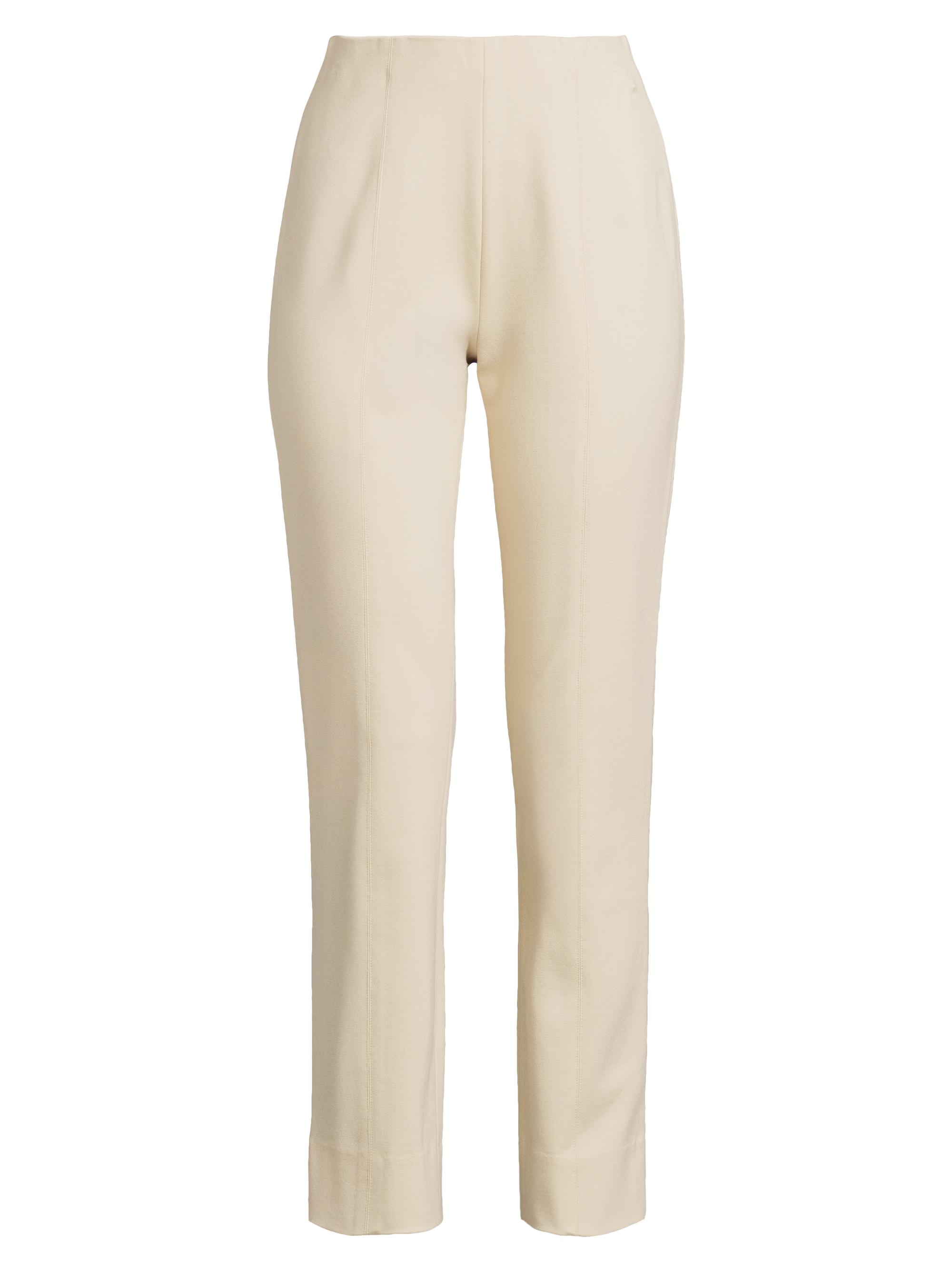 Misook Women's Nia Stretch Slim-Fit Pants - Biscotti