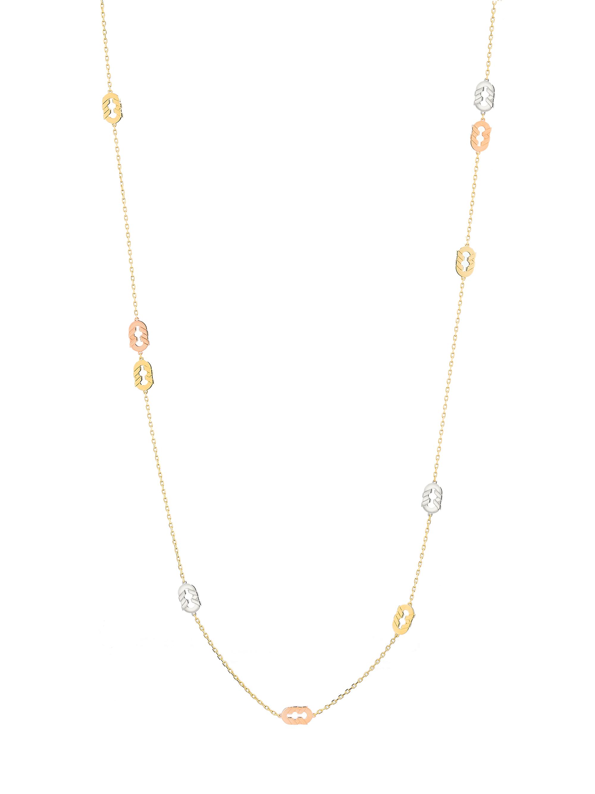 SAKS EST. 1924 Women's Helix Station Necklace 18K Gold - Yellow Gold