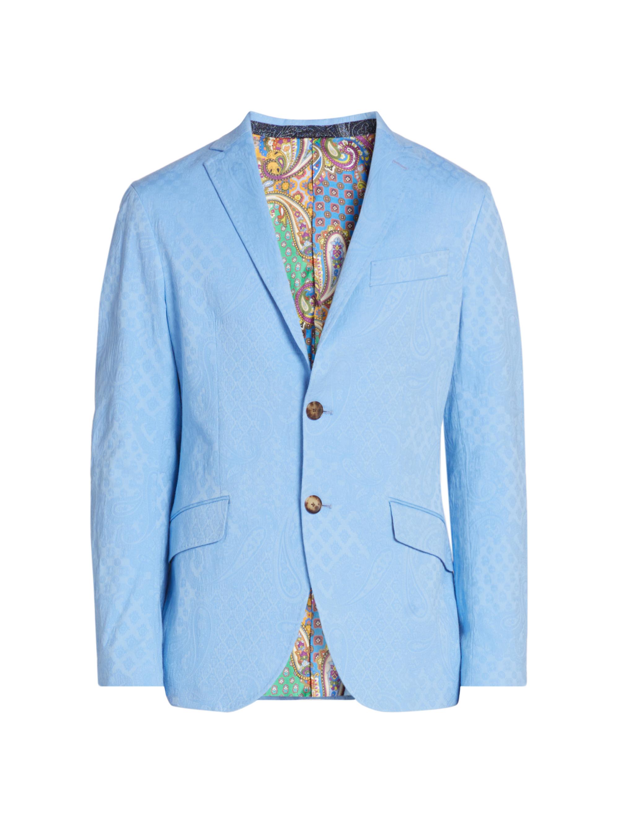 Etro Men's Roma Paisley Jacquard Sport Jacket - Azzurro