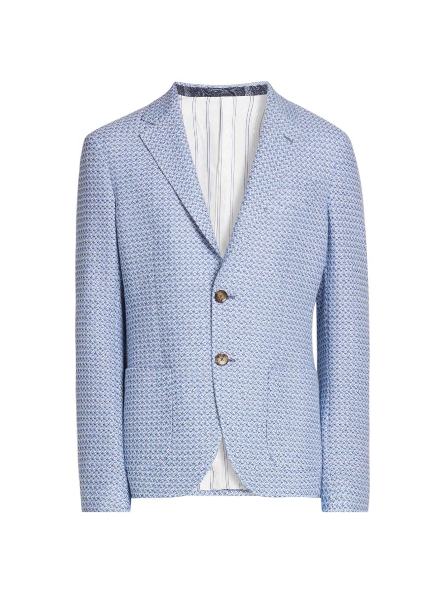 Etro Roma Honeycomb Cotton Sport Jacket | Saks Fifth Avenue