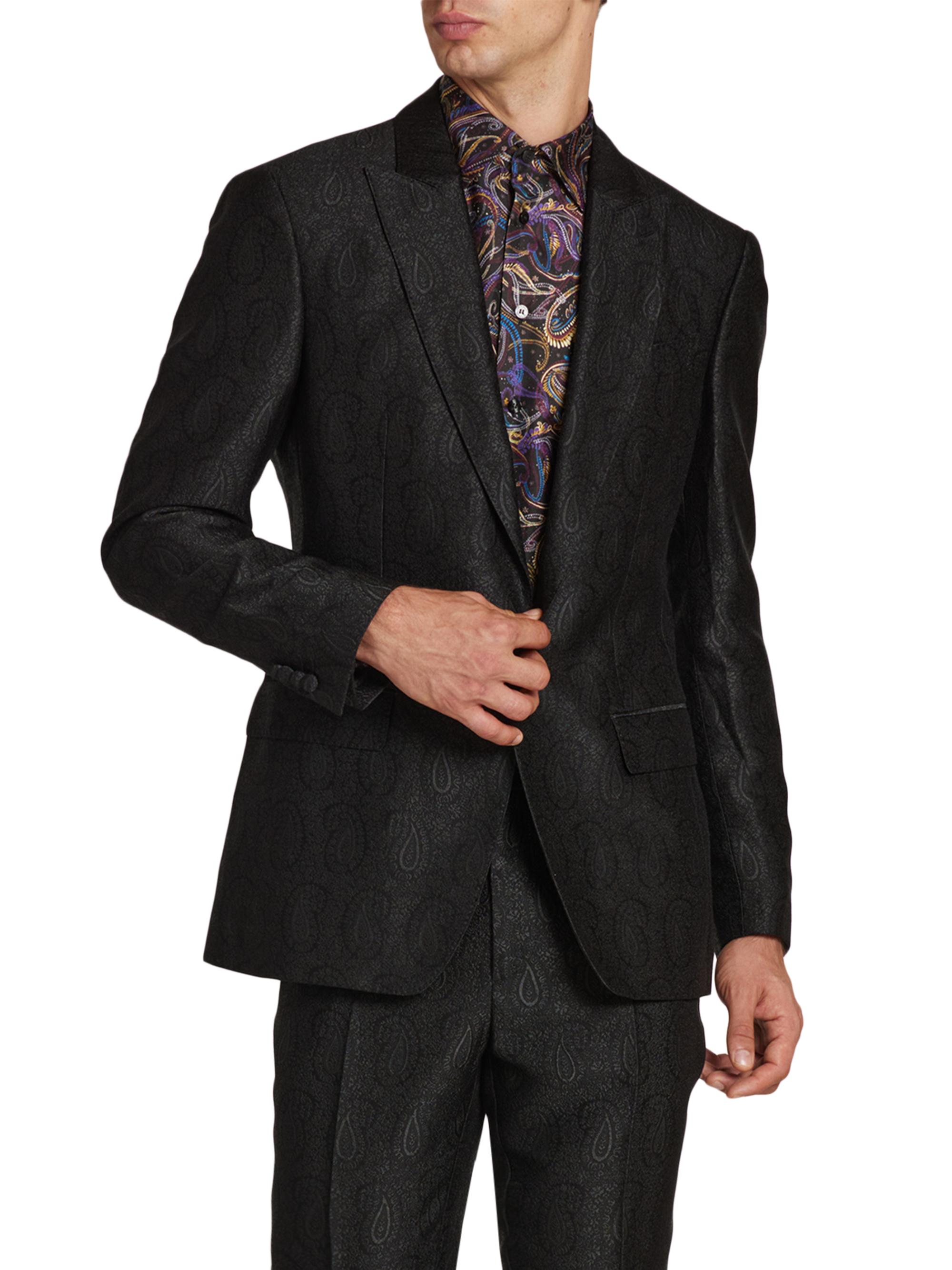 Etro Fuji All-Over Paisley Evening Jacket | Saks Fifth Avenue