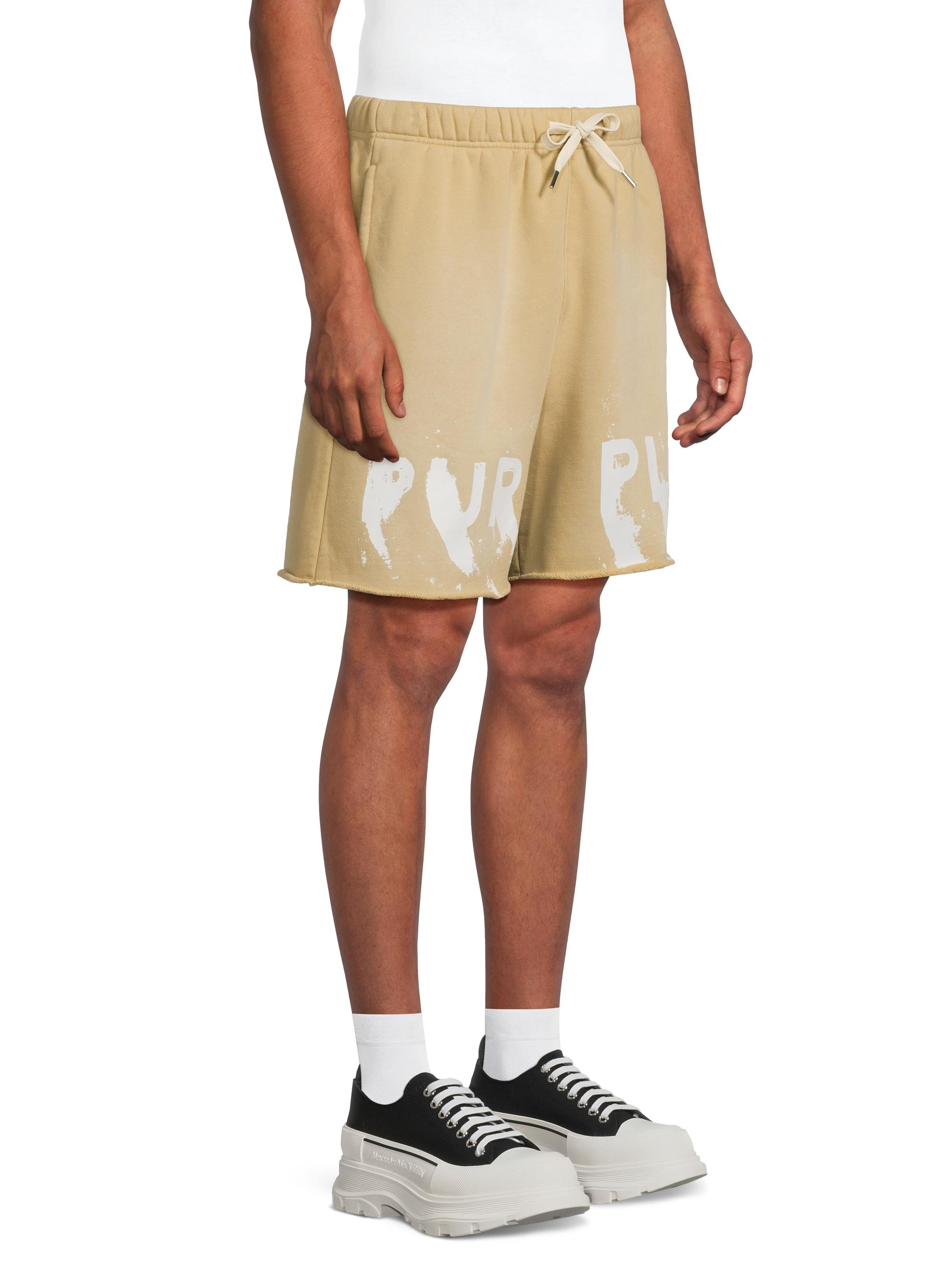 Logo Cotton Fleece Shorts