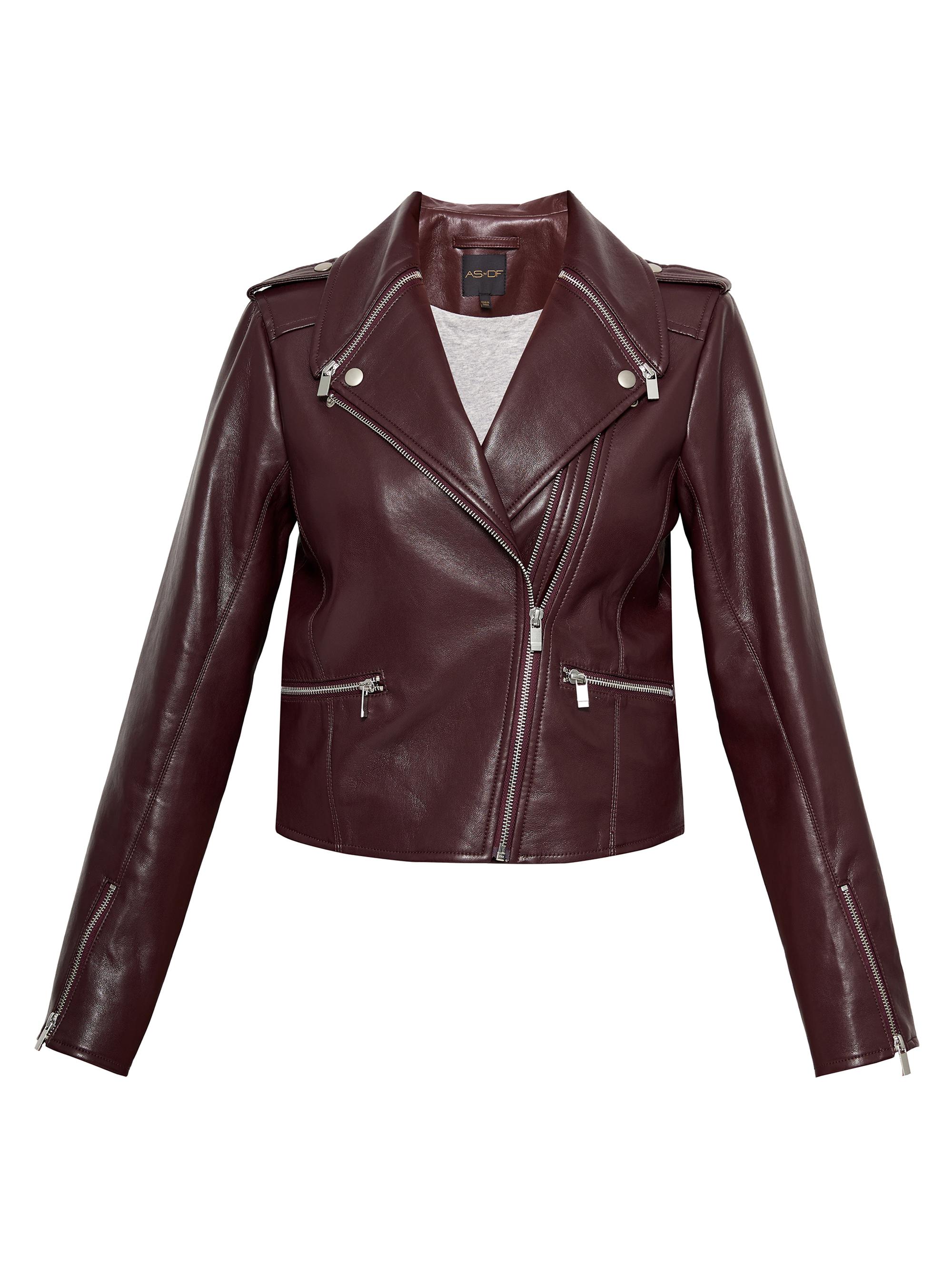 AS by DF Sydney Recycled Leather Jacket | Saks Fifth Avenue
