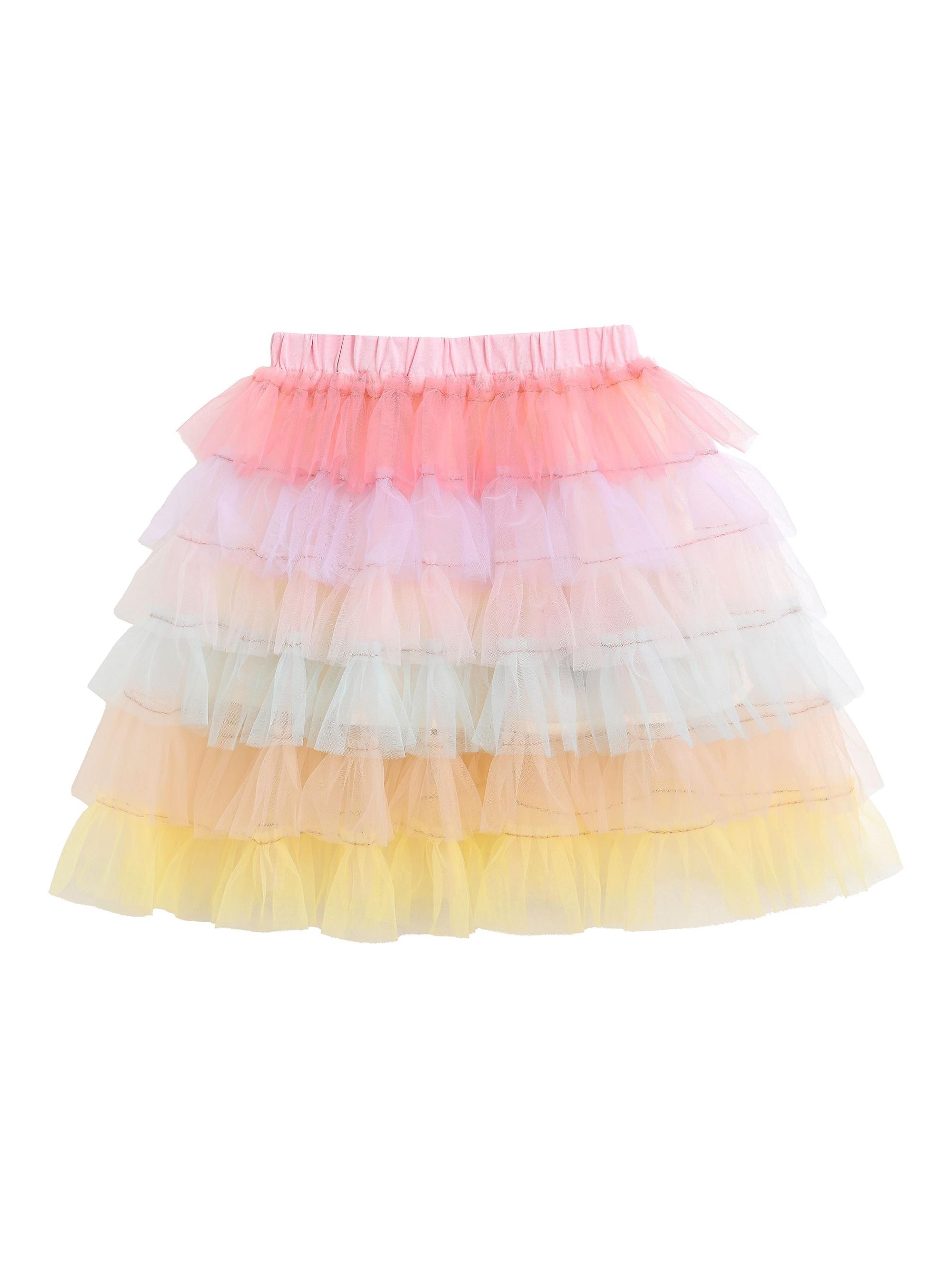 Mimi Tutu Little Girl's Tiered Tulle Skirt