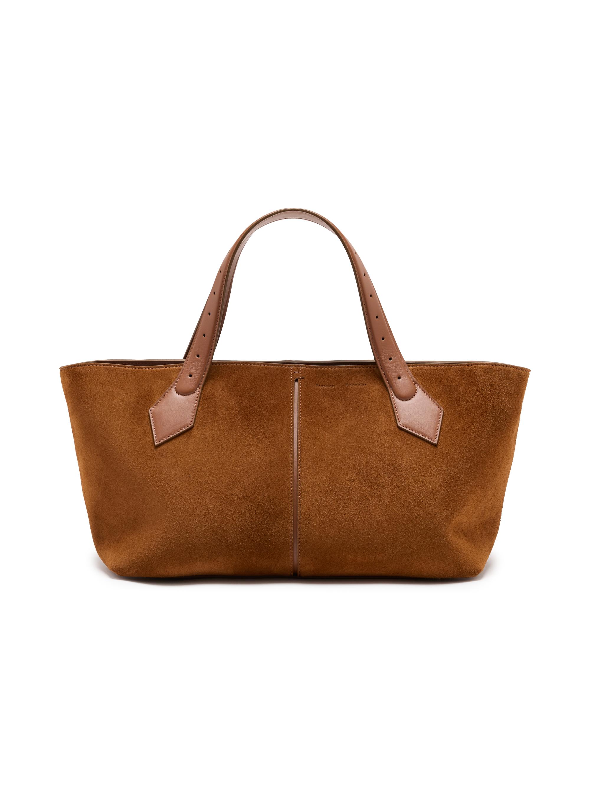 DeMellier Midi New York Suede Tote Bag | Saks Fifth Avenue