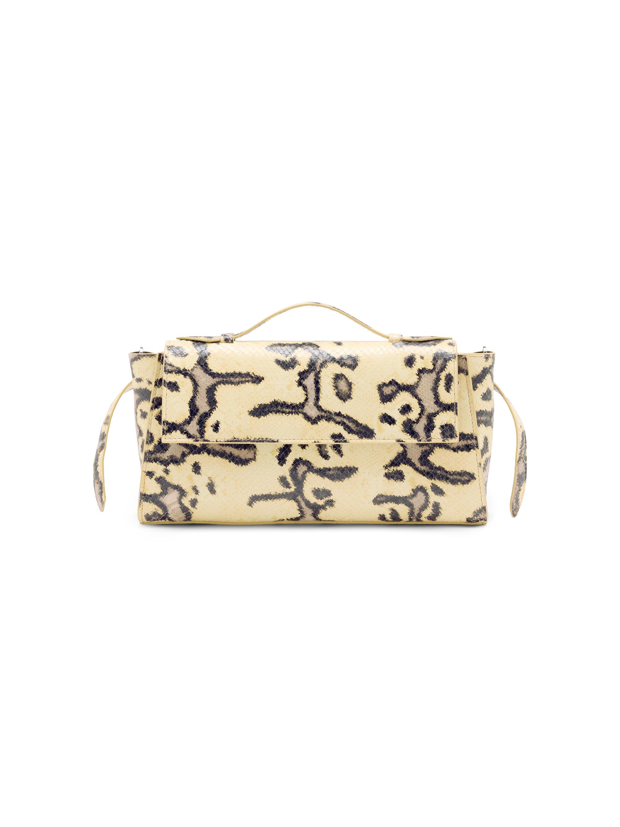 Proenza Schouler Women's Tate Snake-Embossed Leather Clutch - Resin Multi