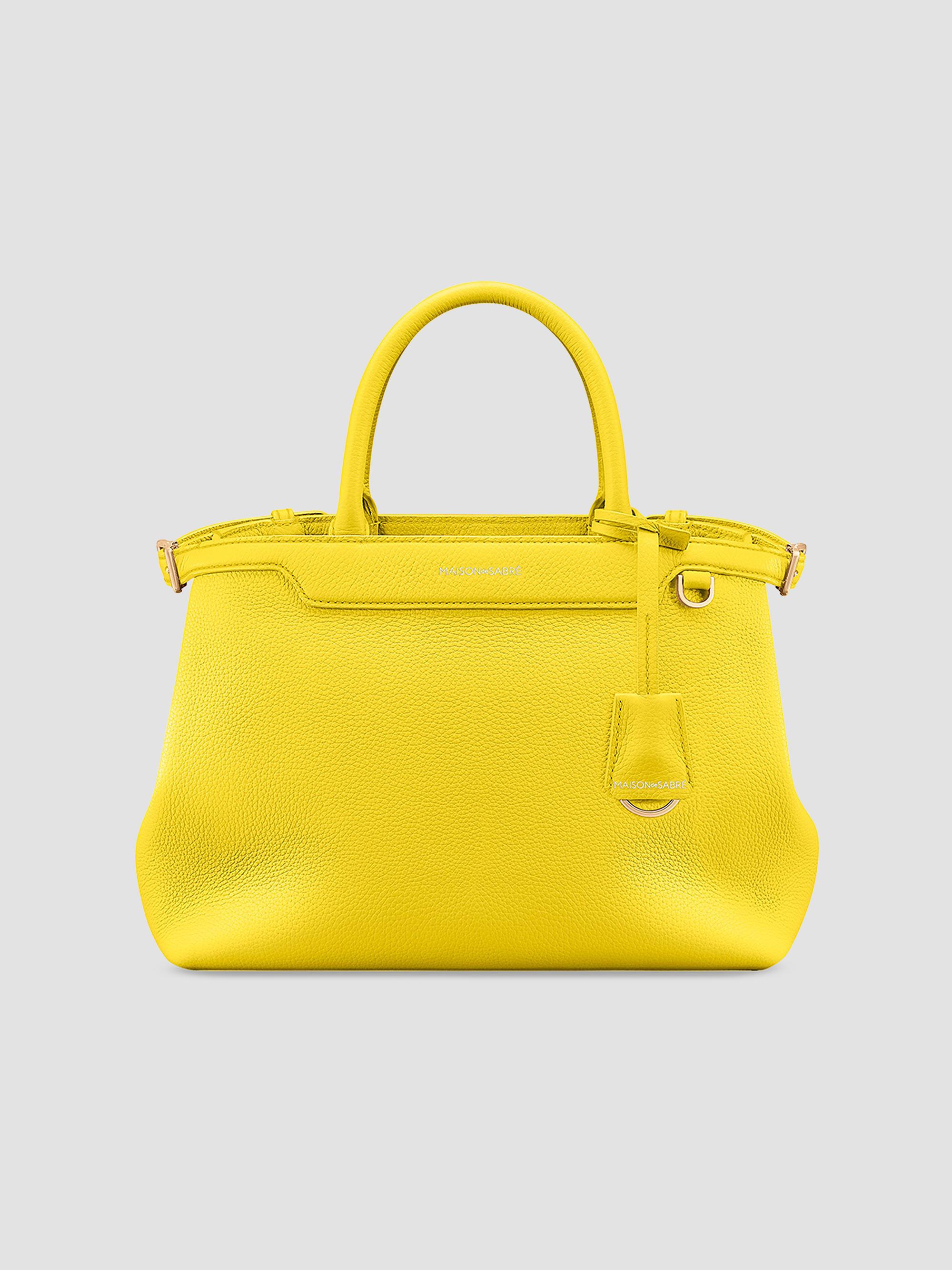 Maison de Sabre Women's The  Palais Top Handle Bag - Daisy Yellow | Thumbnail 9