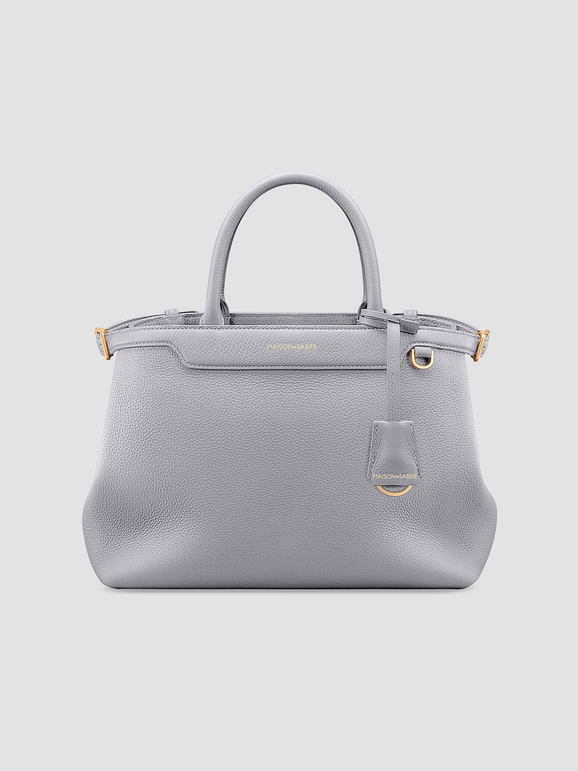 Maison de Sabre Women's The  Palais Top Handle Bag - Dove Grey | Thumbnail 9