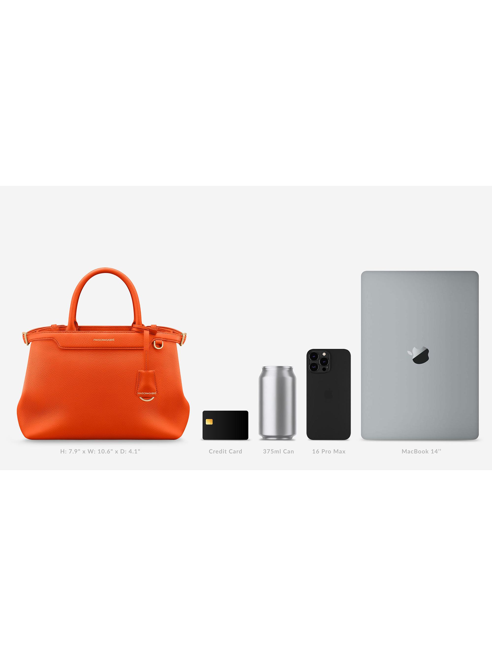 Maison de Sabre Women's The  Palais Top Handle Bag - Manhattan Orange | Thumbnail 10