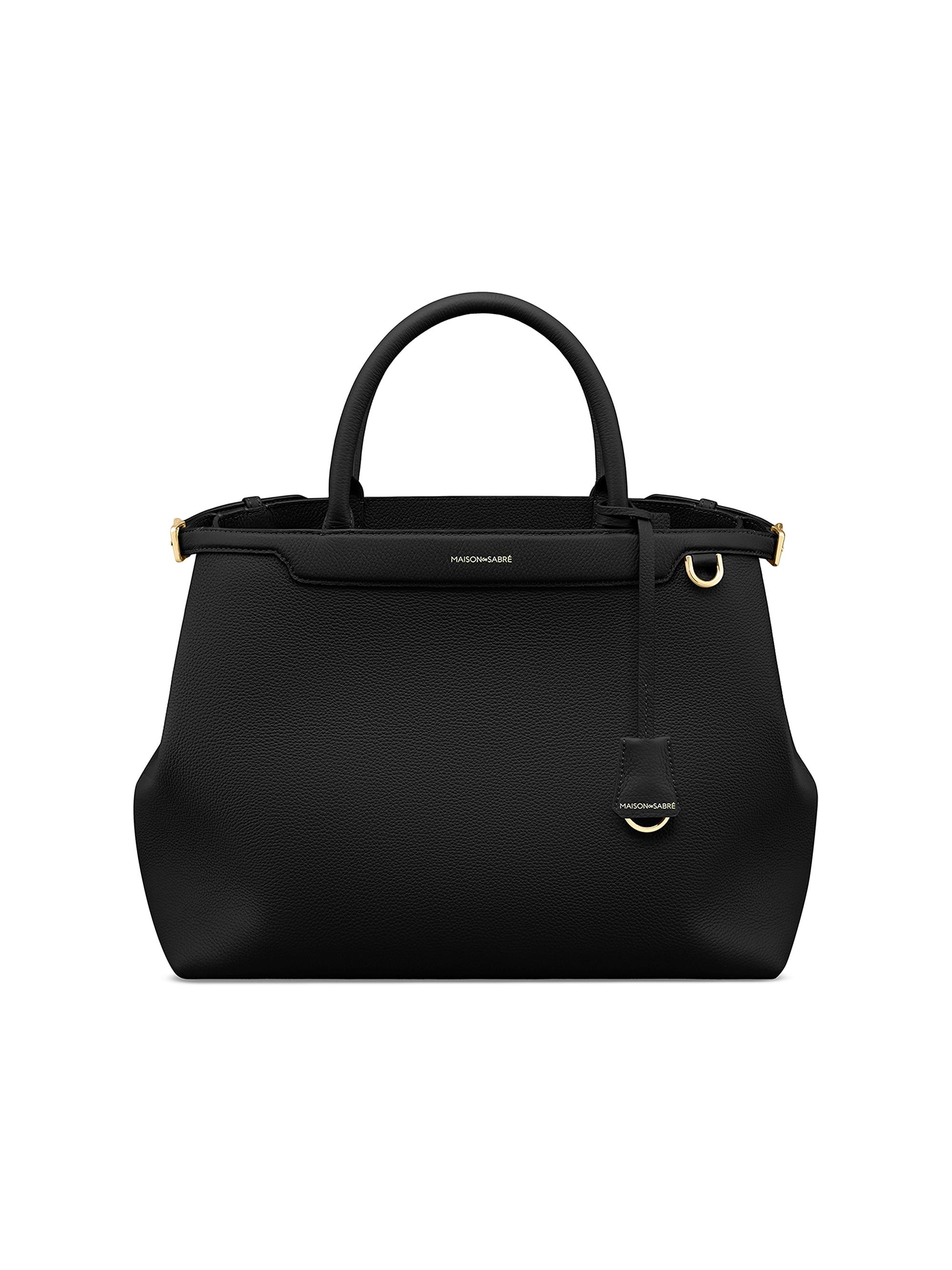 DeMellier Hudson Grained Leather Top Handle Bag | Saks Fifth Avenue