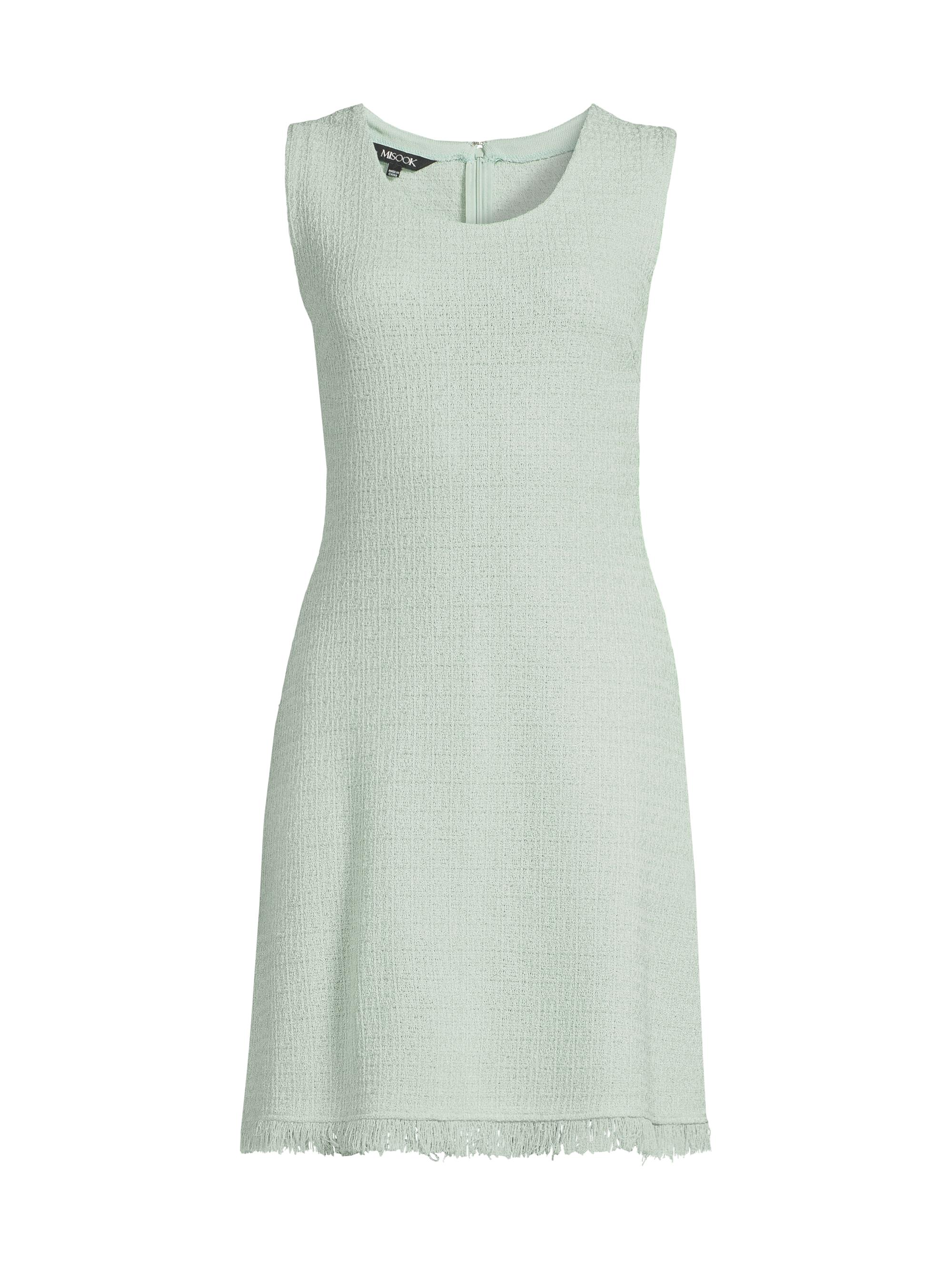Misook Women's Sleeveless A-Line Minidress - Fresh Mint
