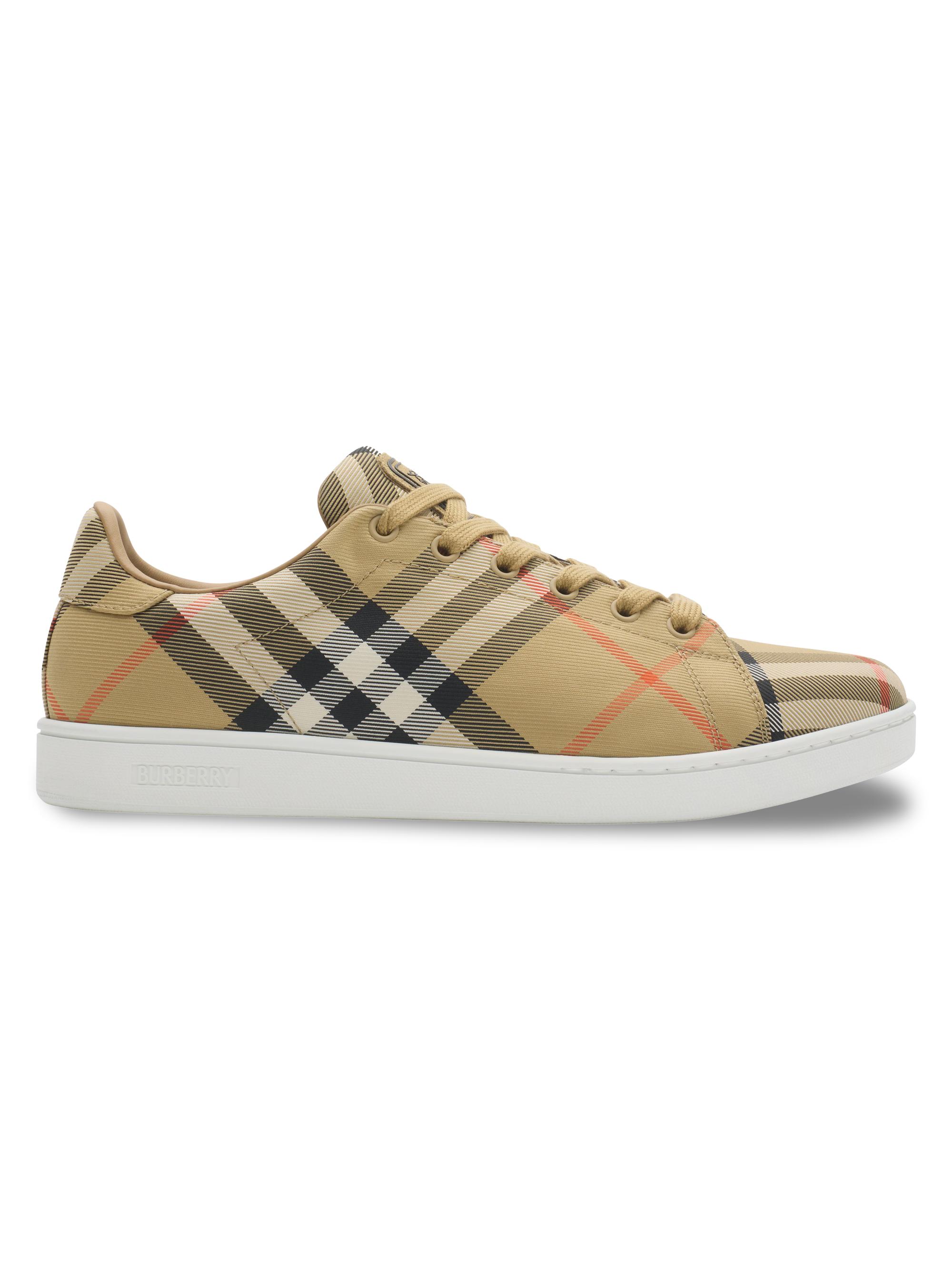 Burberry Women's Set Check Low-Top Sneakers - Sand Ip Check