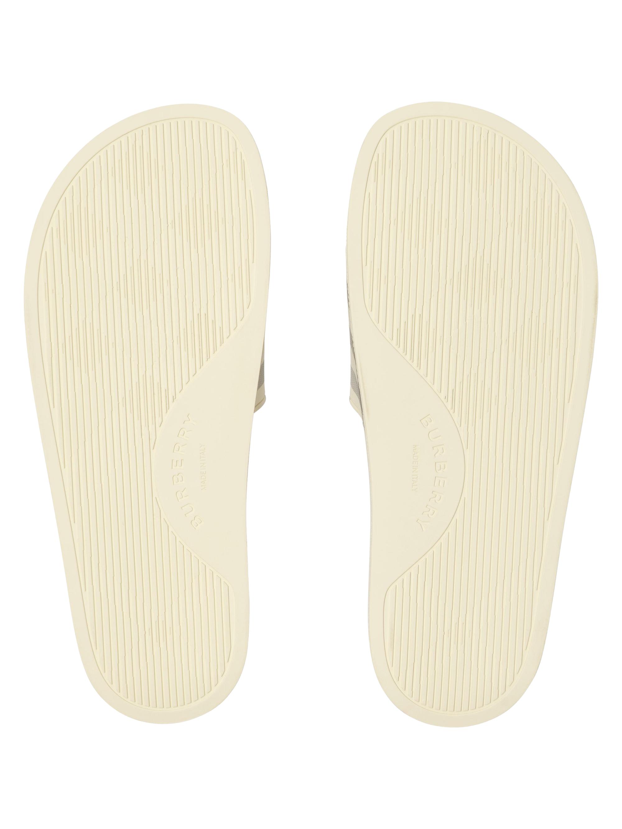 Burberry Furley Check Slides | Saks Fifth Avenue