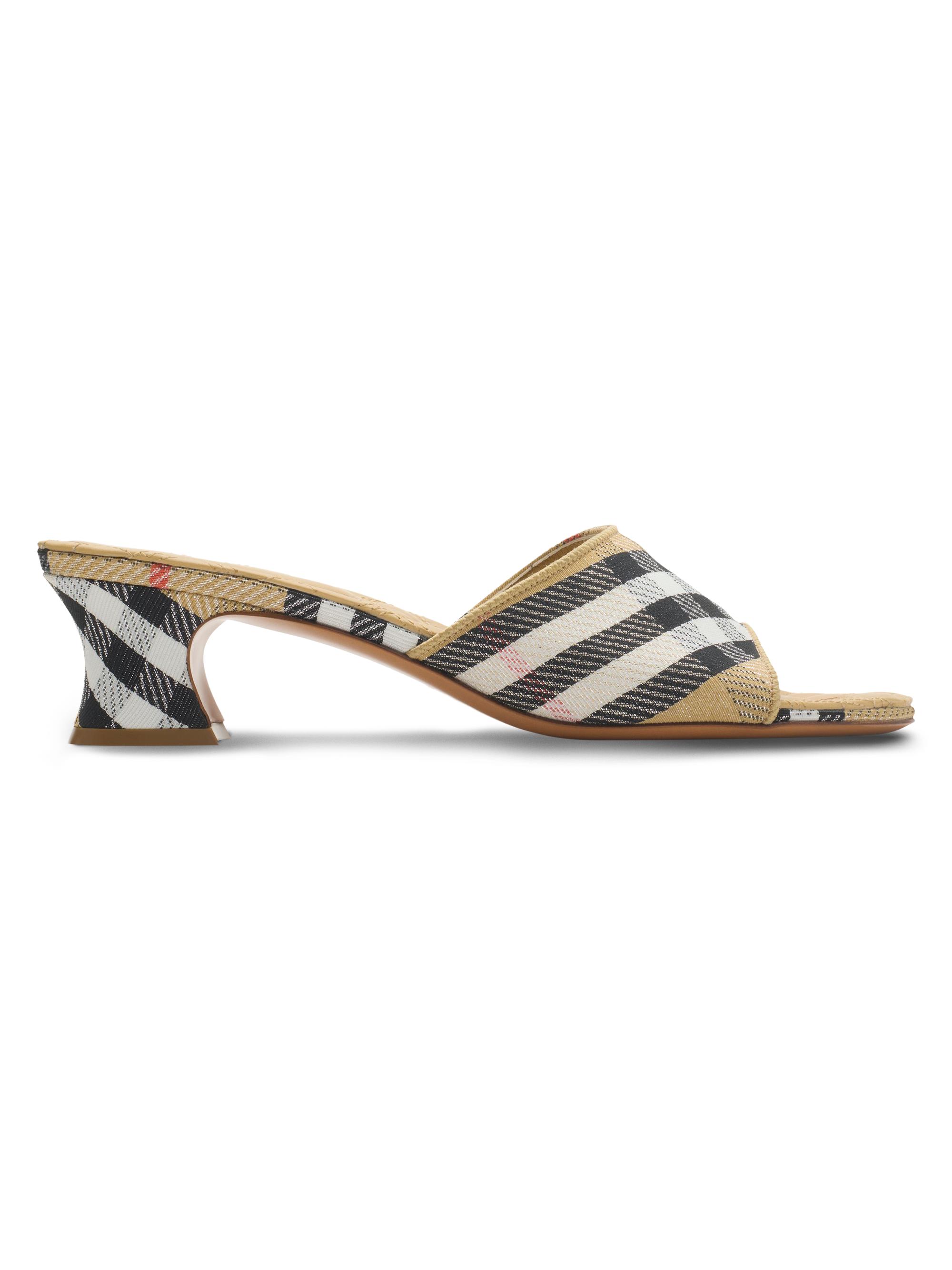 Burberry Mews Check Sandals | Saks Fifth Avenue