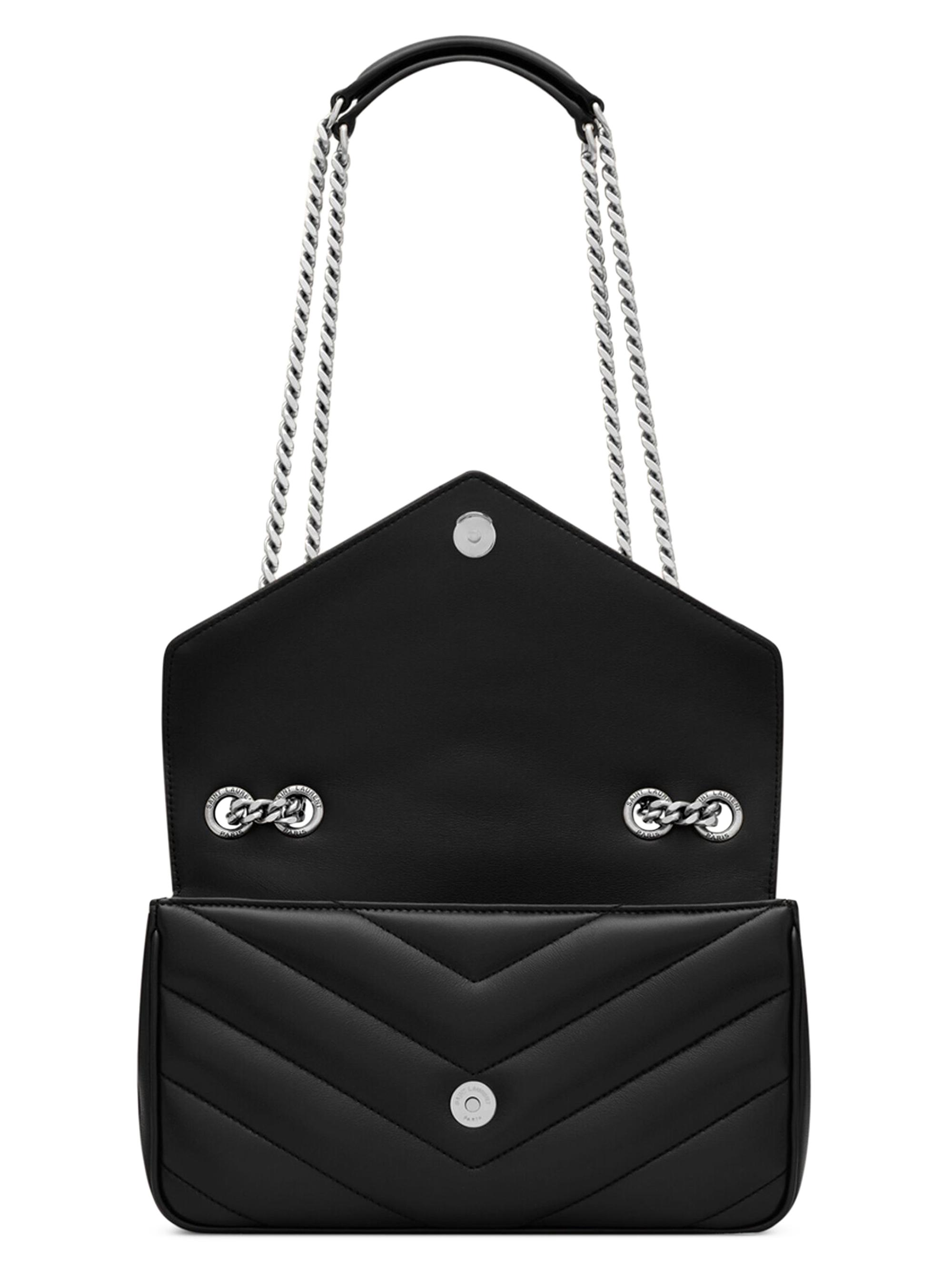 Loulou Small Shoulder Bag in Matelassé Lambskin
