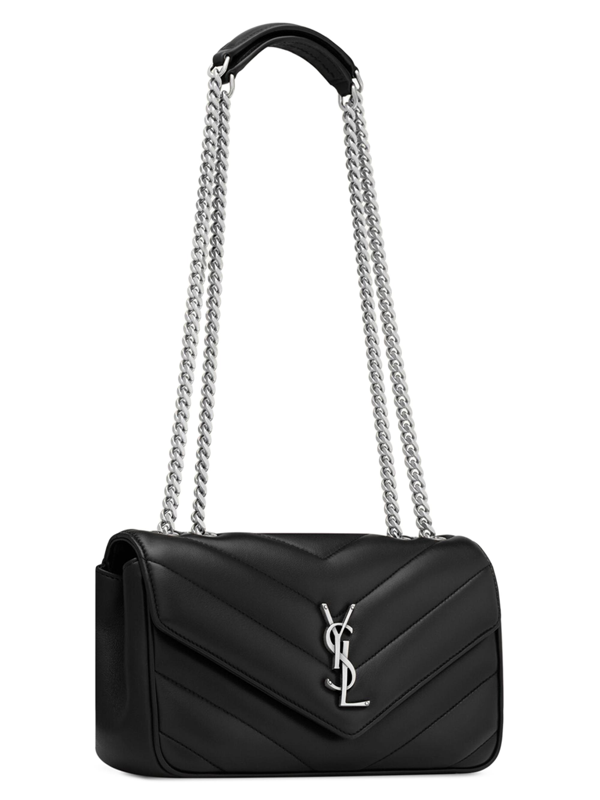 Loulou Small Shoulder Bag in Matelassé Lambskin