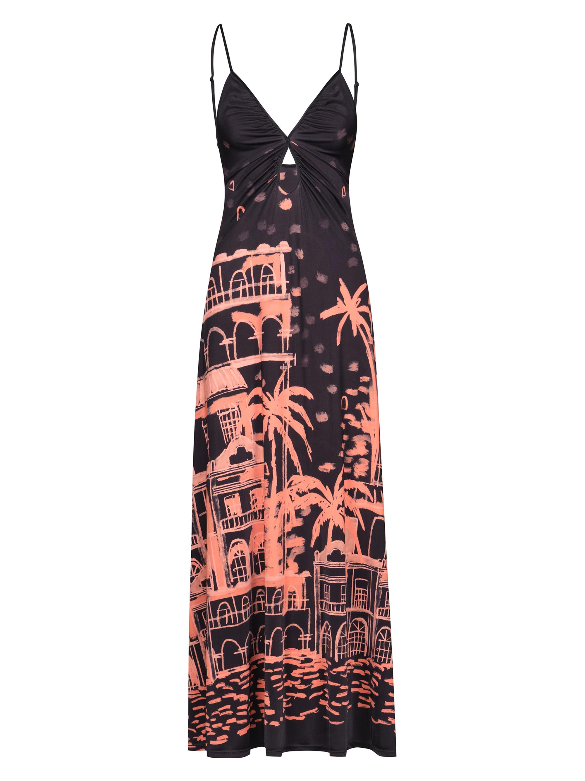Johanna Ortiz Galena Clay Tropical Heaven Maxi Dress | Saks Fifth