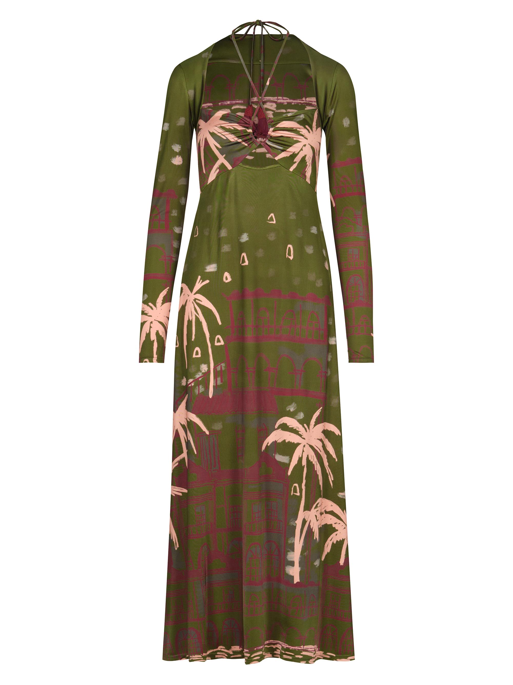 Johanna Ortiz Galena Clay Tropical Heaven Maxi Dress | Saks Fifth