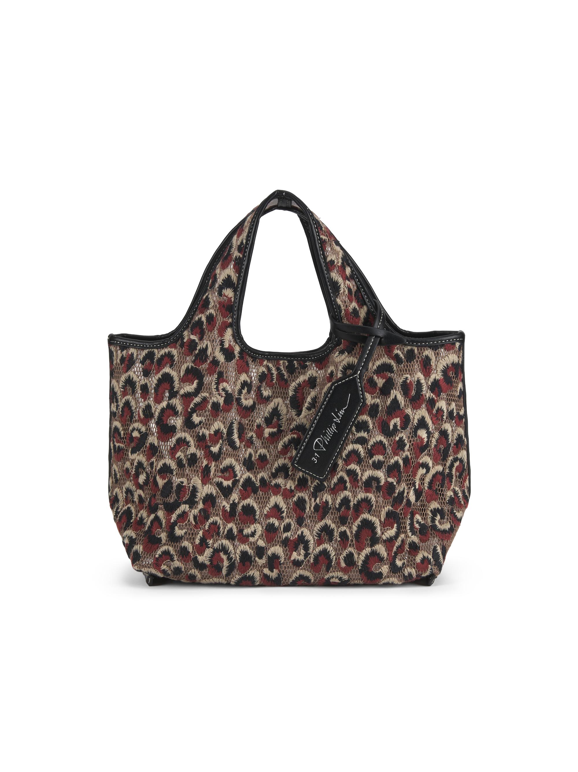 3.1 Phillip Lim Women's Mini Market Leopard-Embroidered Tote Bag - Leopard