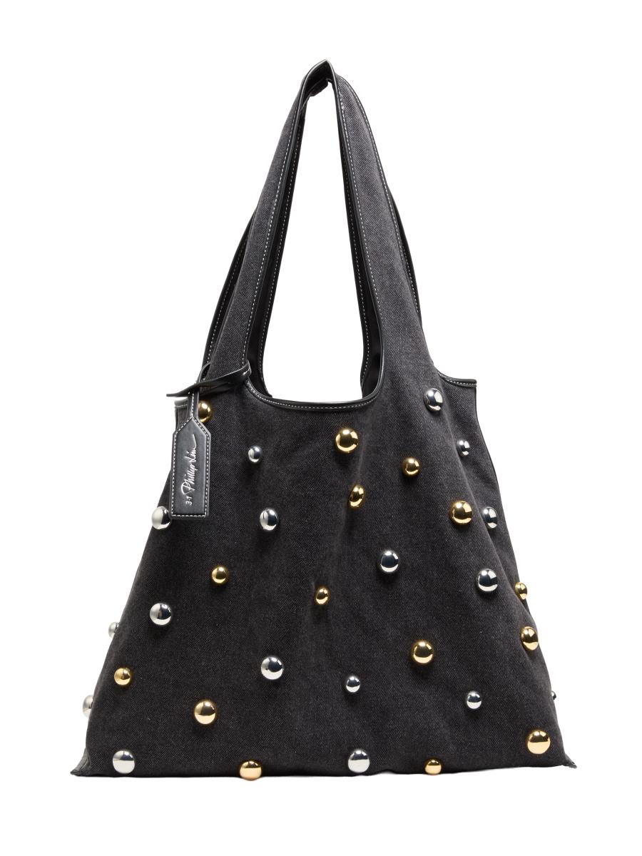 3.1 Phillip Lim Market Dome-Embellished Denim Tote Bag | Saks