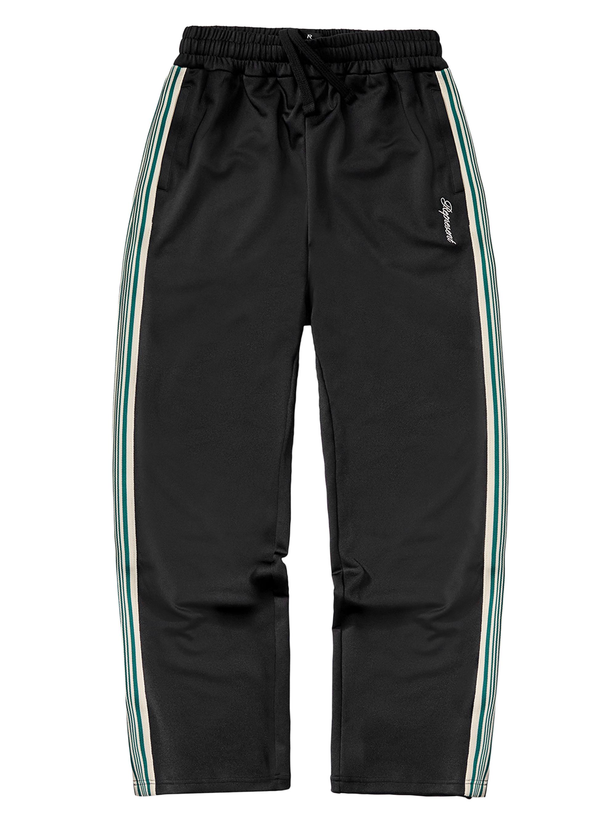 palm Angels ブラックサイドストライプ　ズボン　XS Palm Angels サイドストライプ パンツ | ブラック | FARFETCH JP