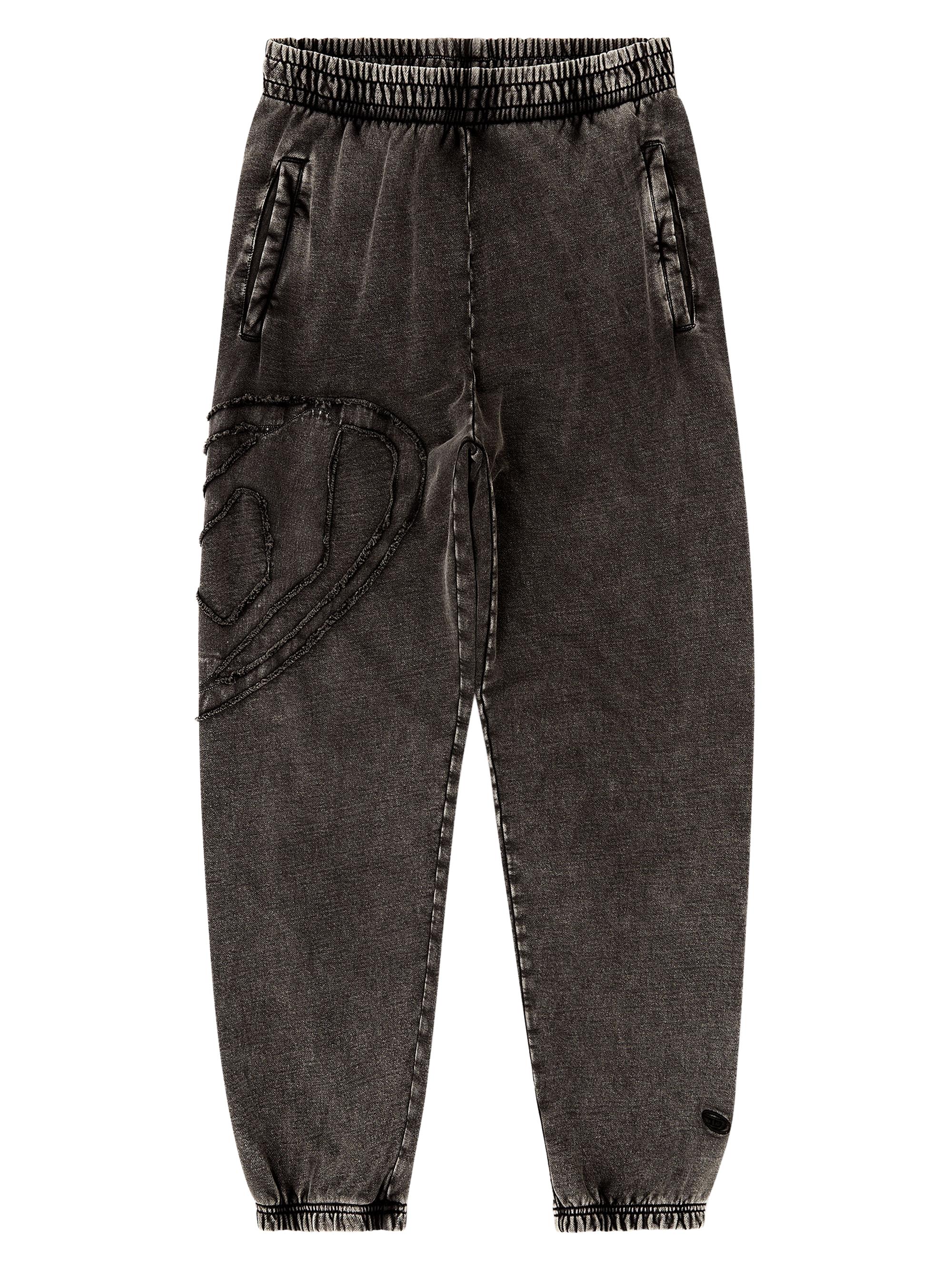 Diesel Men's Marky Denim-Effect Cotton Fleece Sweatpants - Black