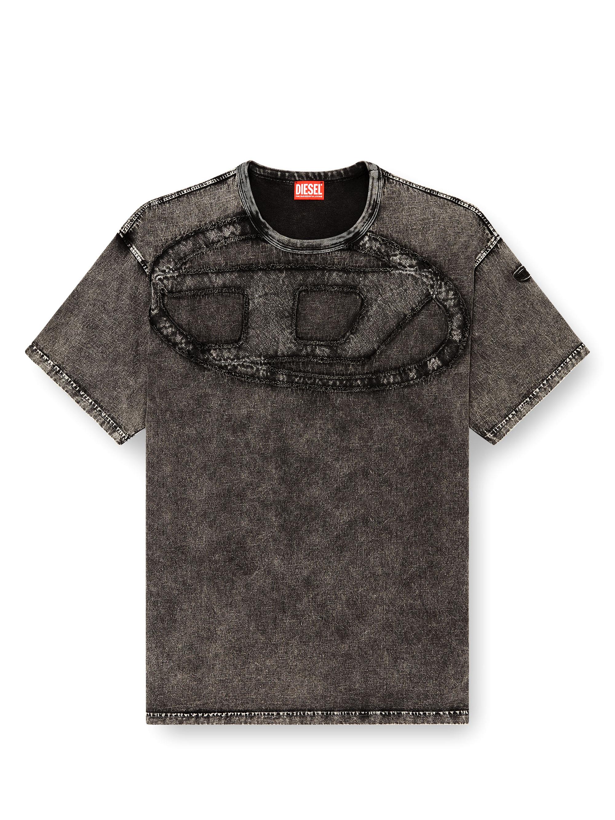 Diesel Logo Cotton Crewneck T-Shirt | Saks Fifth Avenue