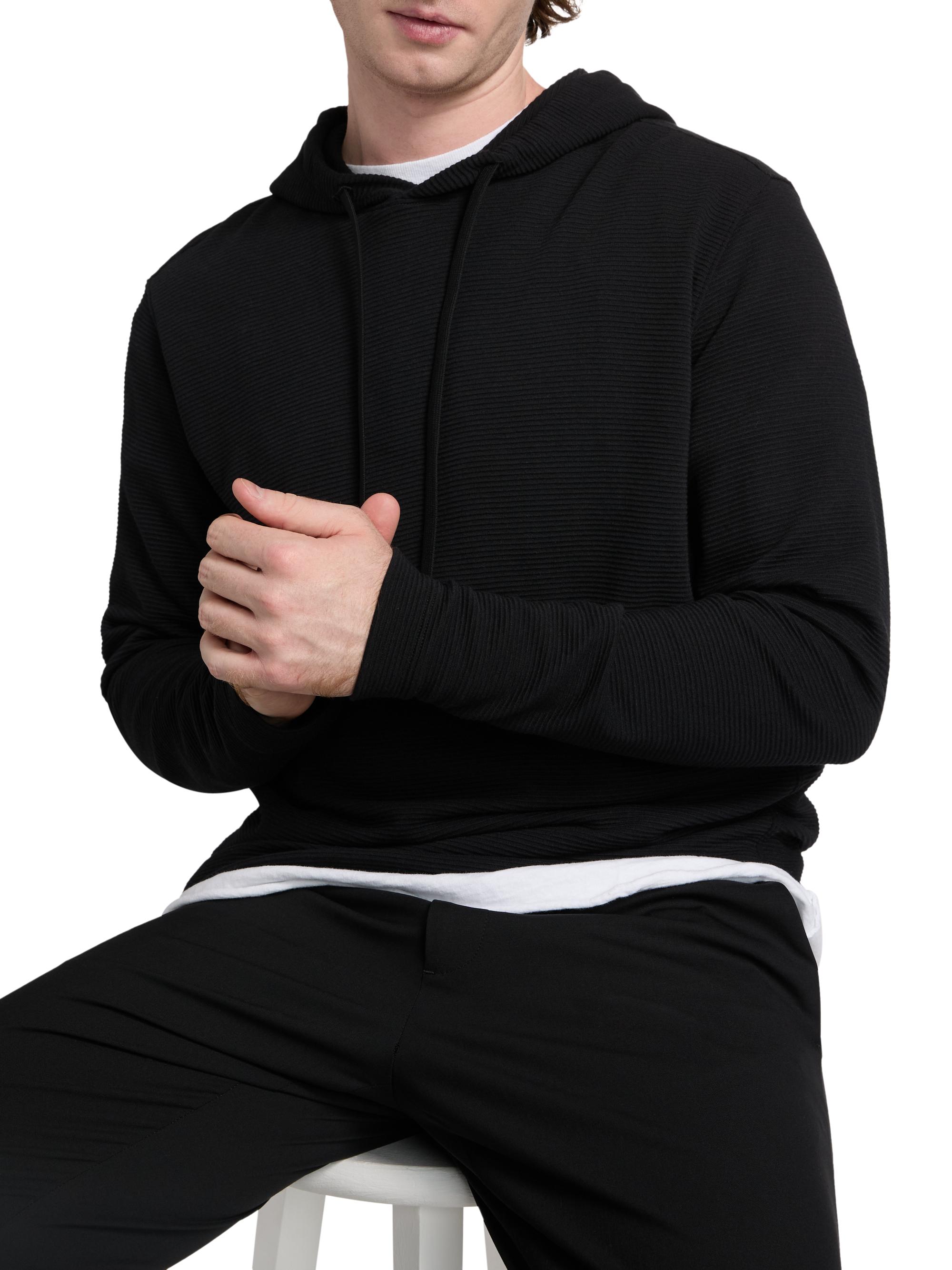 Theory Delroy Striped Jacquard Hoodie | Saks Fifth Avenue