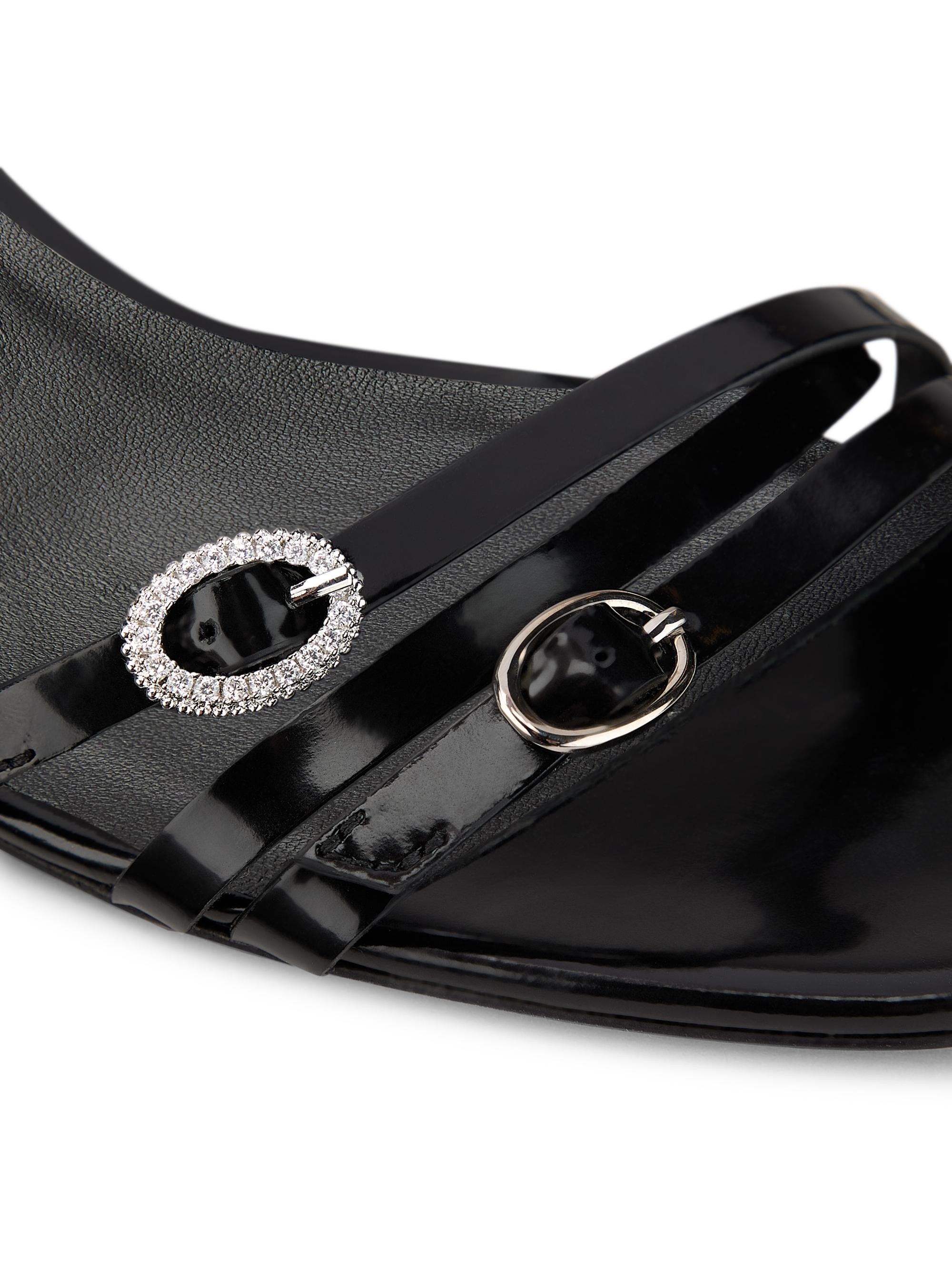 Jimmy Choo Kaira 35MM Spazzolato Leather Sandals | Saks Fifth Avenue