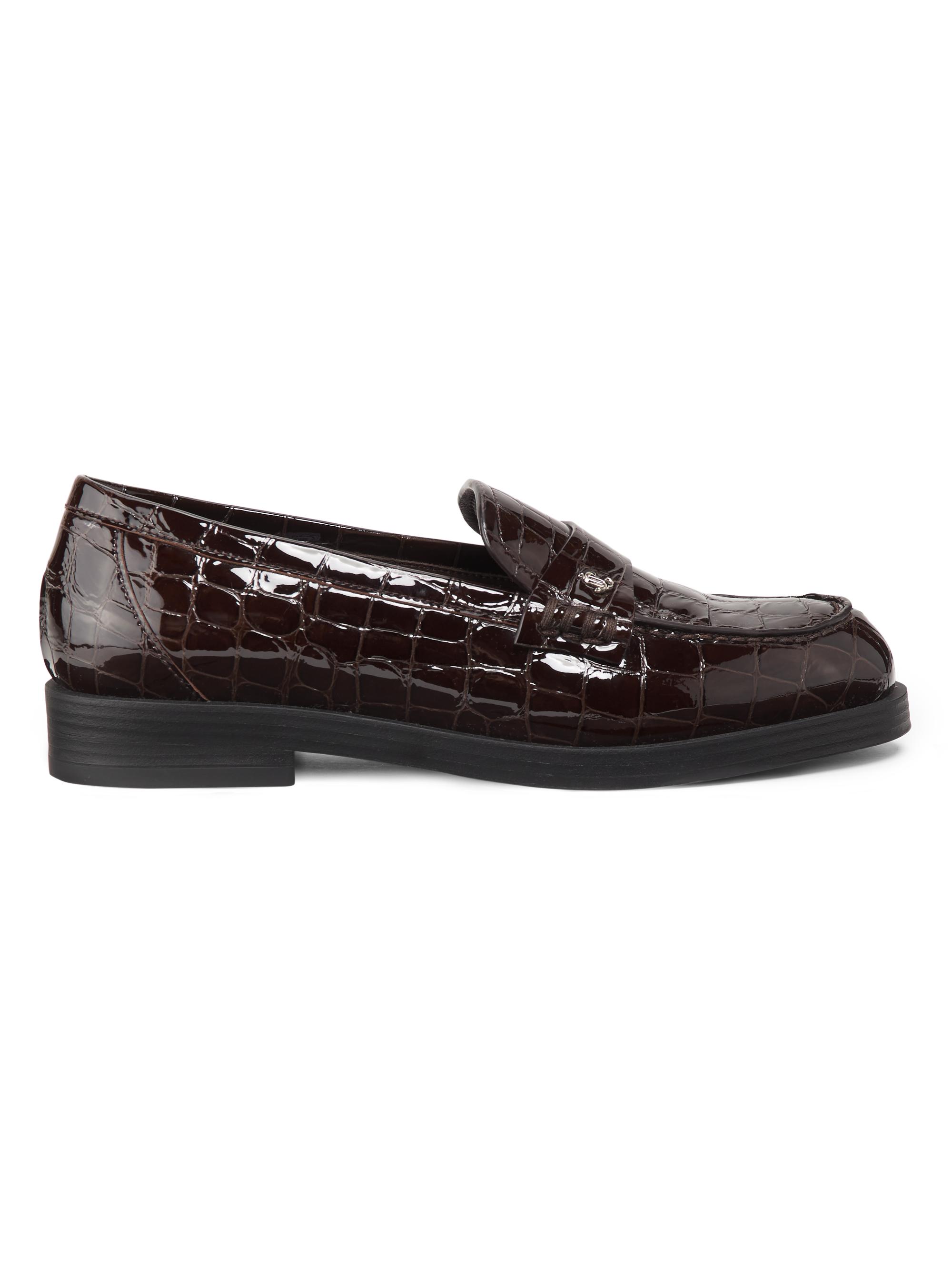 Giuseppe Zanotti Crocodile-Embossed Leather Loafers | Saks Fifth