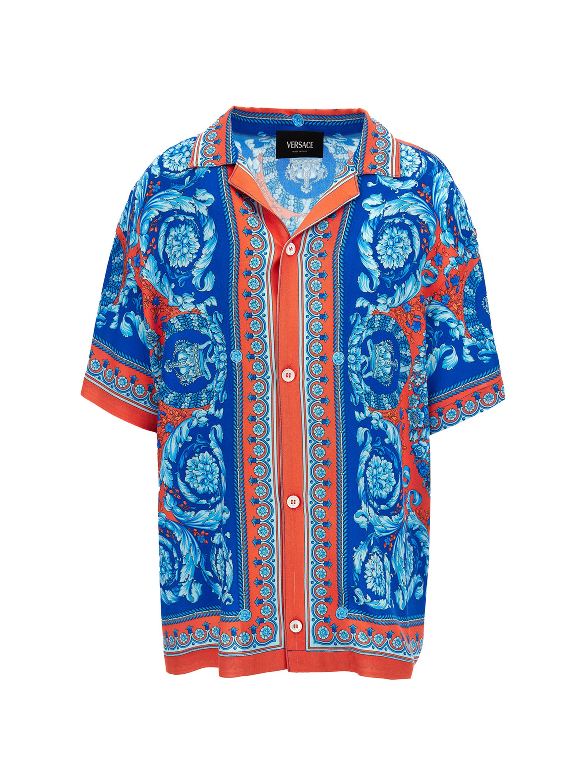 Little Boy's & Boy's Electric Barocco Short-Sleeve Shirt