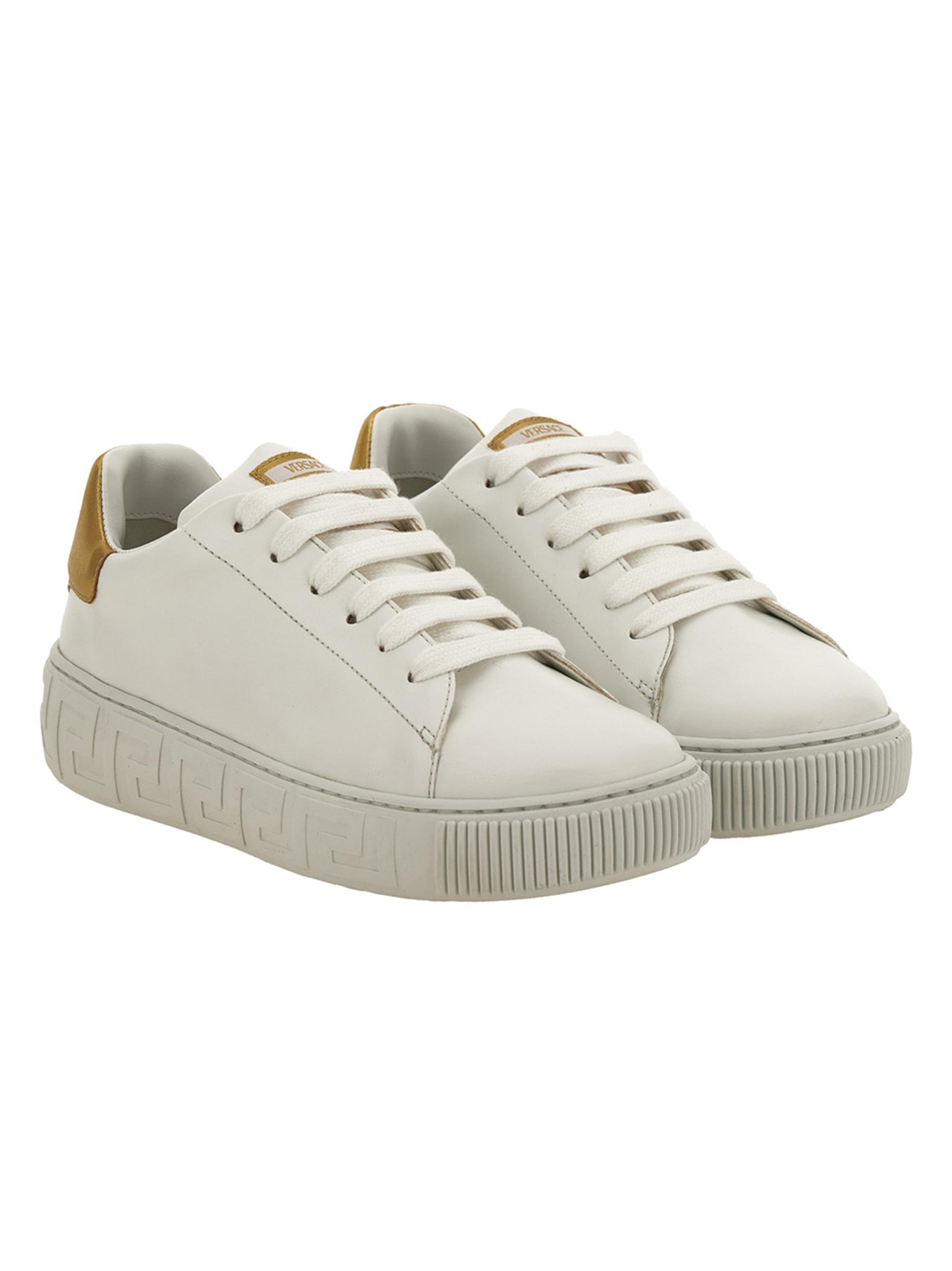 Versace Little Boy's & Boy's Greca Low-Top Sneakers - White 4.5 (Child)