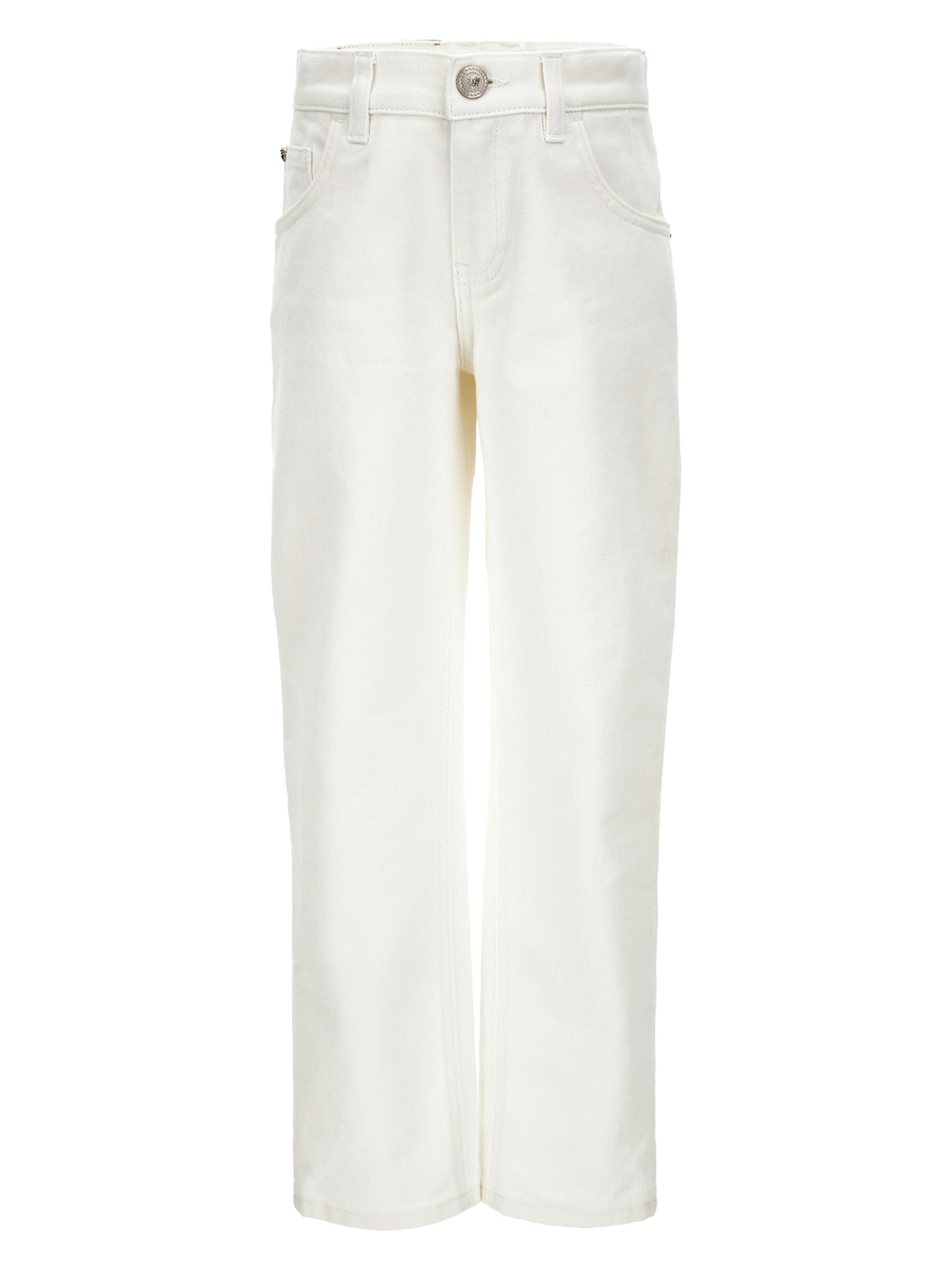 Versace Little Girl's & Girl's Straight-Leg Jeans - White