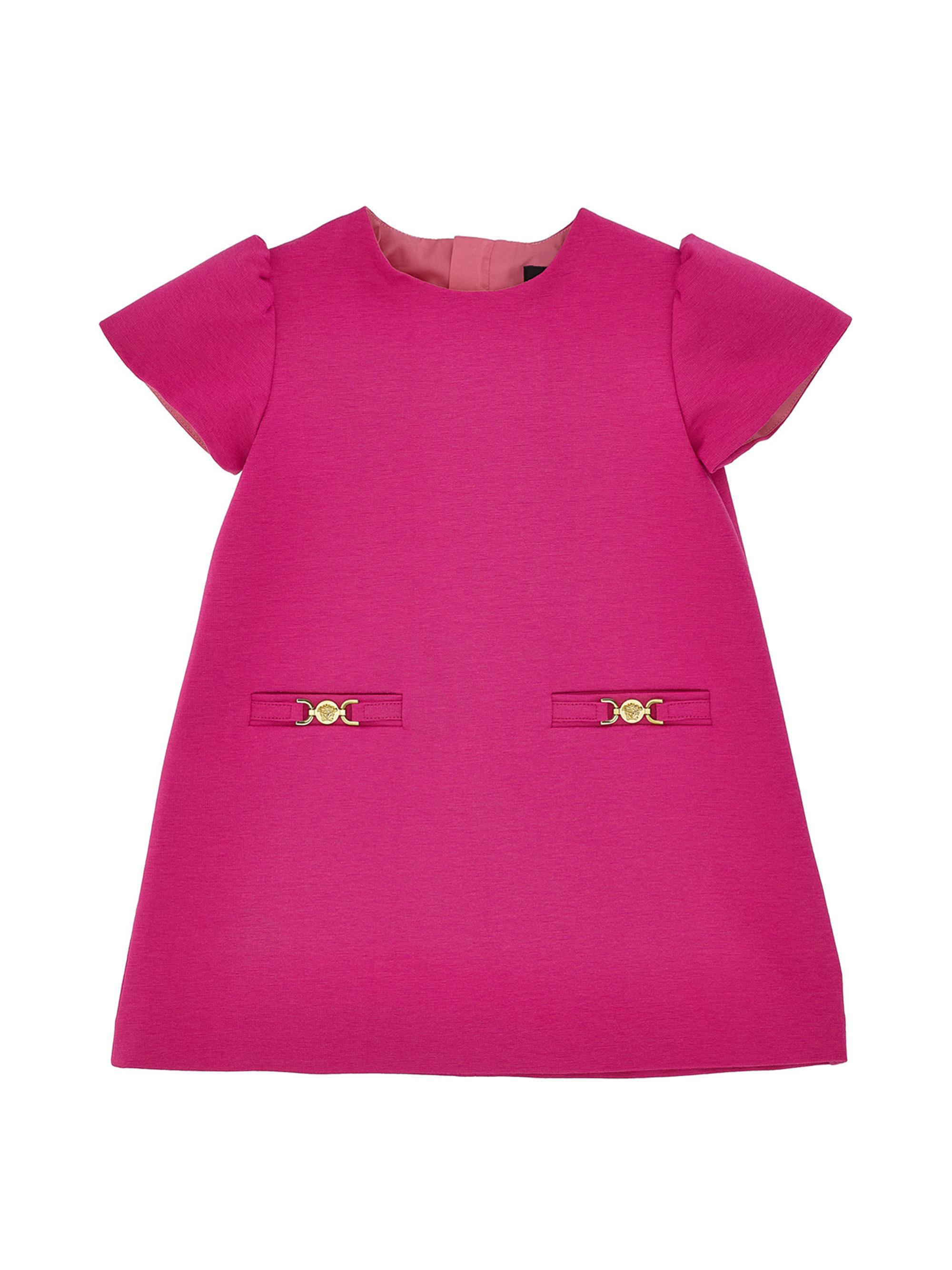 Versace Little Girl's & Girl's Jersey Shift Dress - Cyclamen Pink