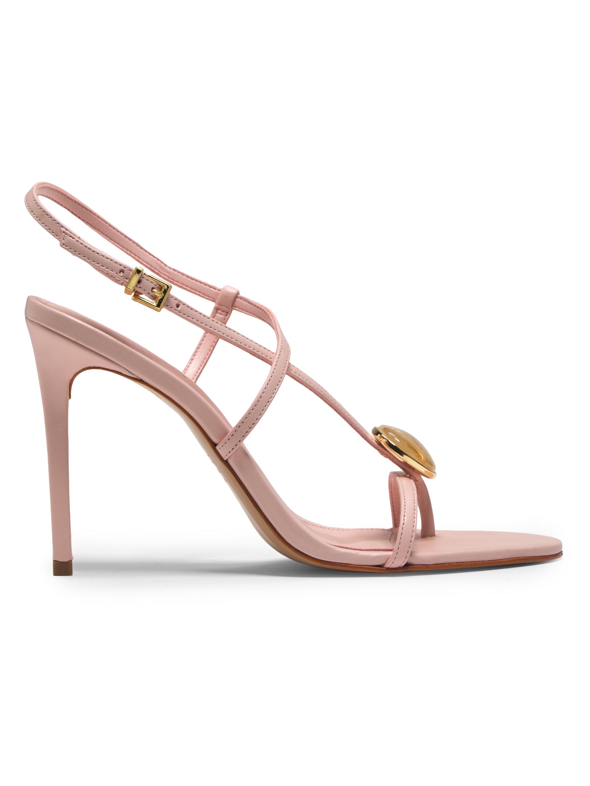 Schutz Azure 100MM Leather Stiletto Sandals | Saks Fifth Avenue