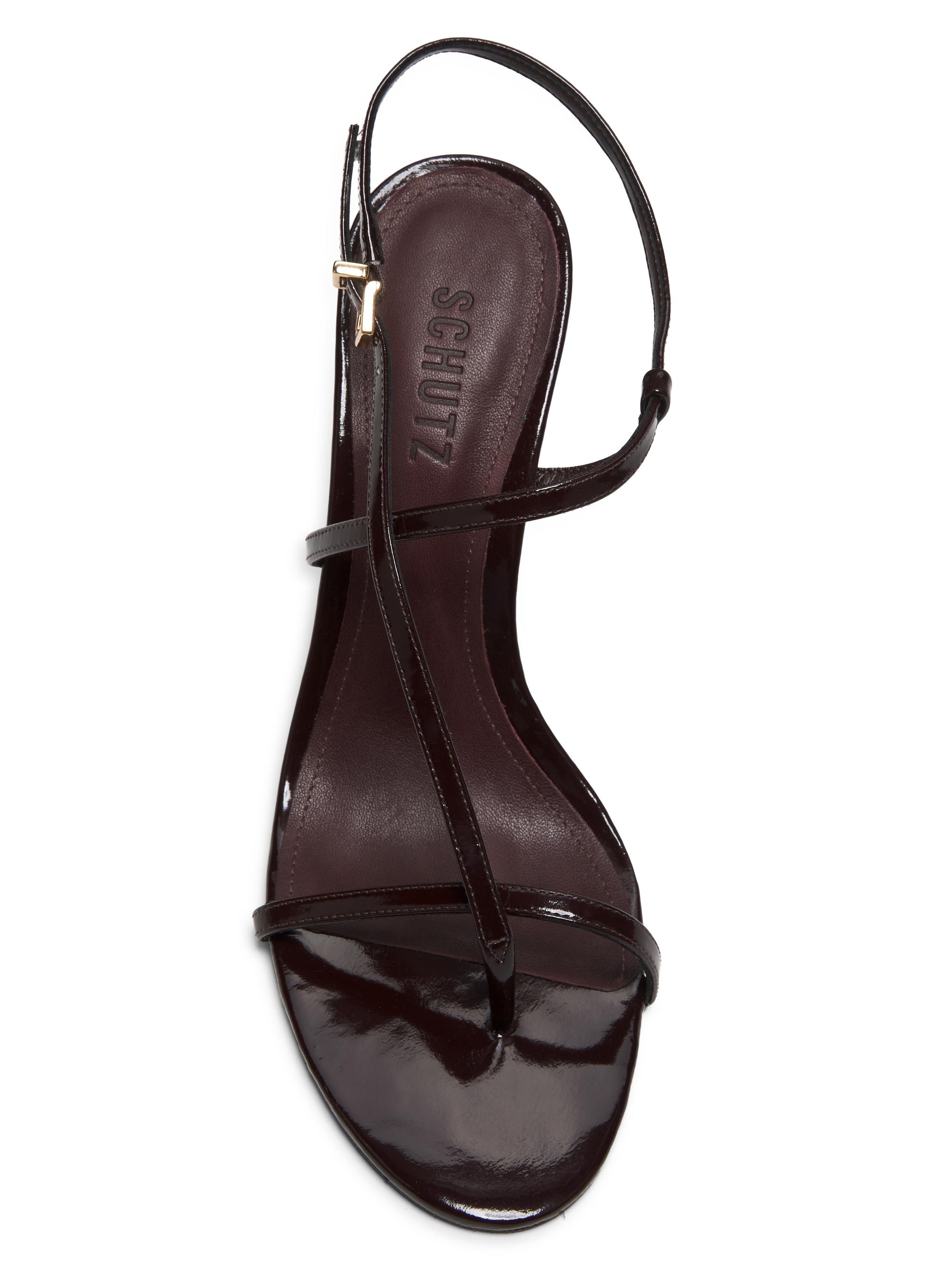Schutz Azure 100MM Patent Leather Stiletto Sandals | Saks Fifth Avenue