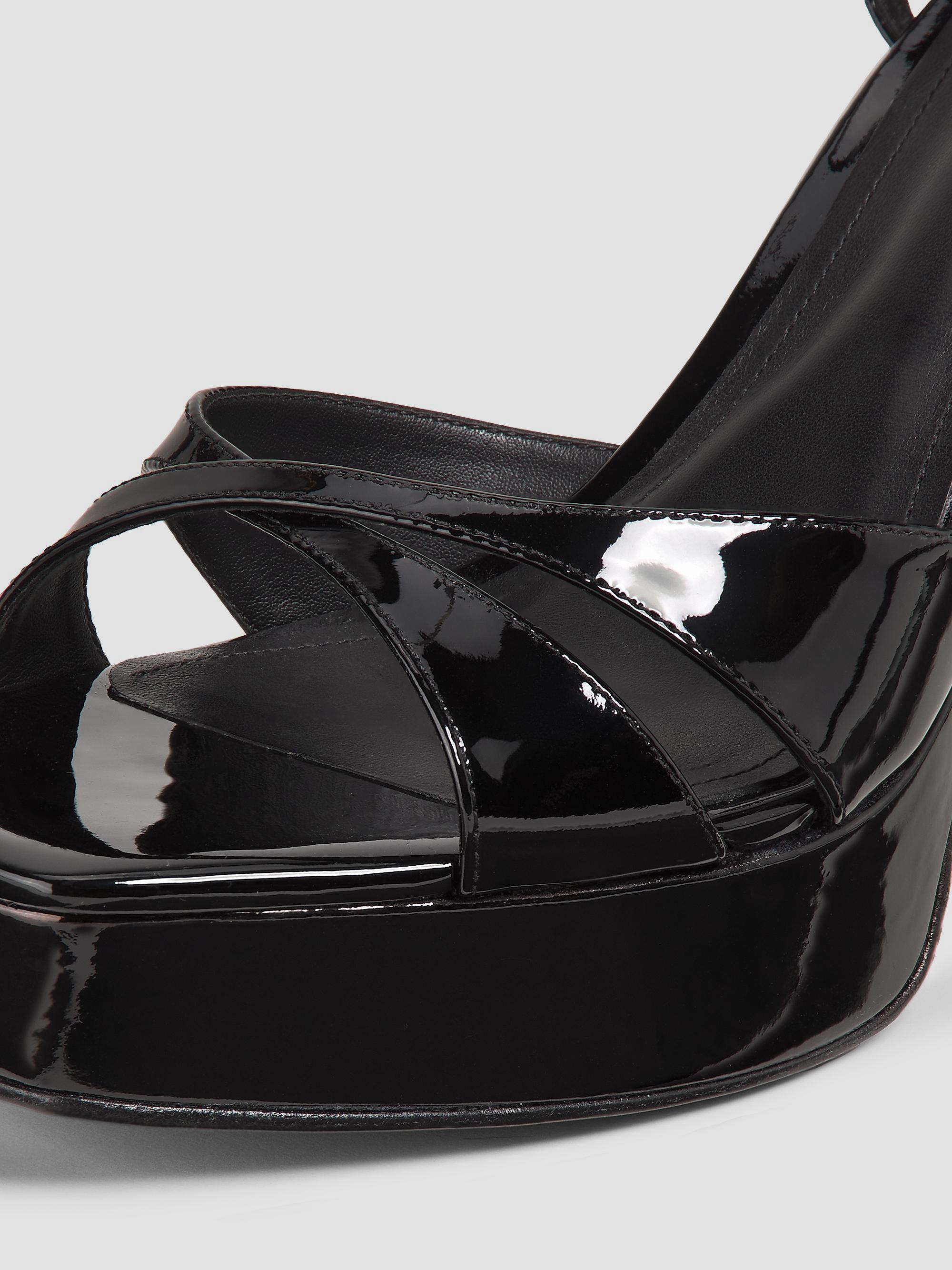 Schutz Maxine 120MM Patent Leather Platform Sandals | Saks Fifth