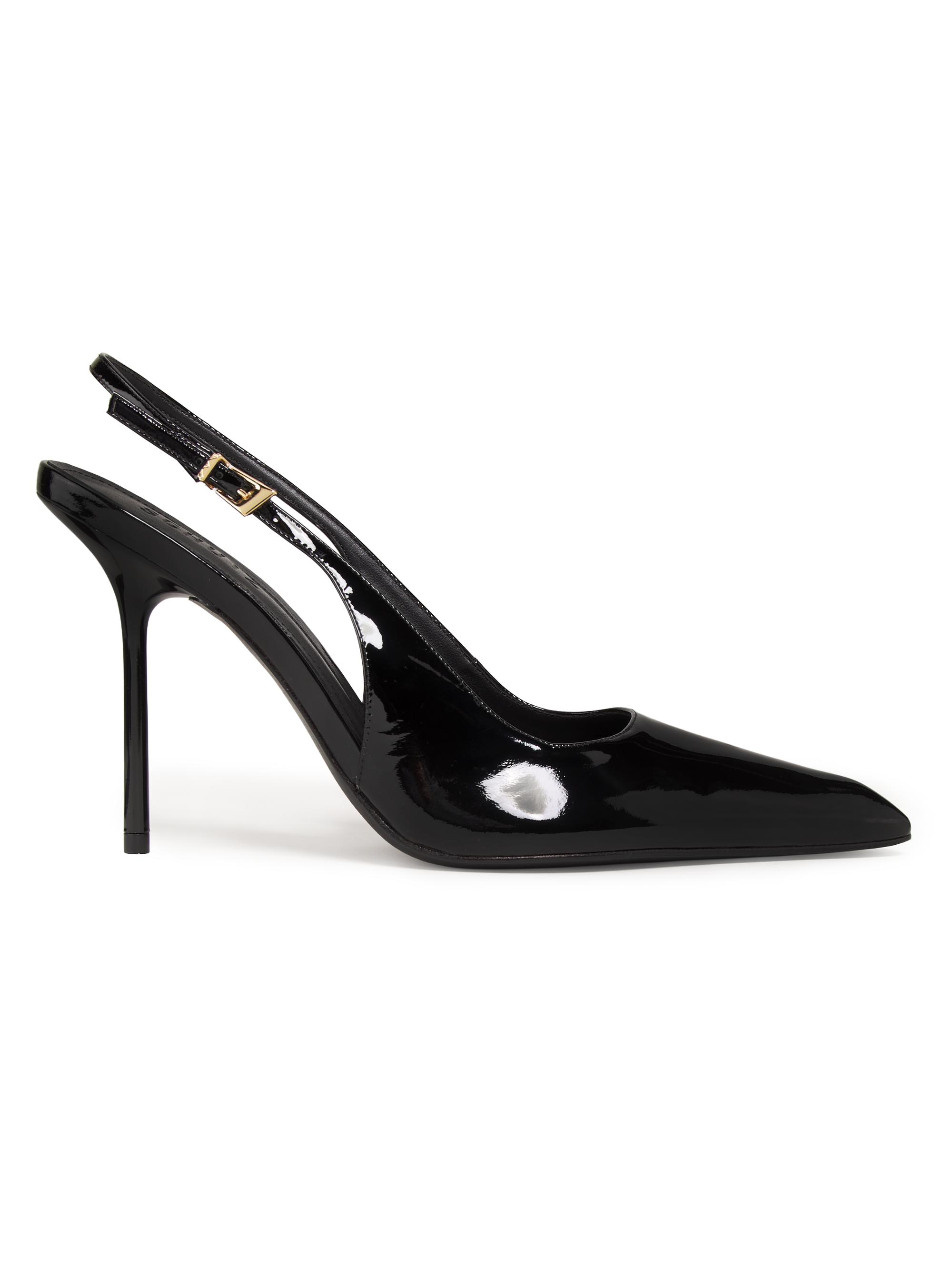 Schutz Women's Leona 115MM Patent Leather Slingback Pumps - Black