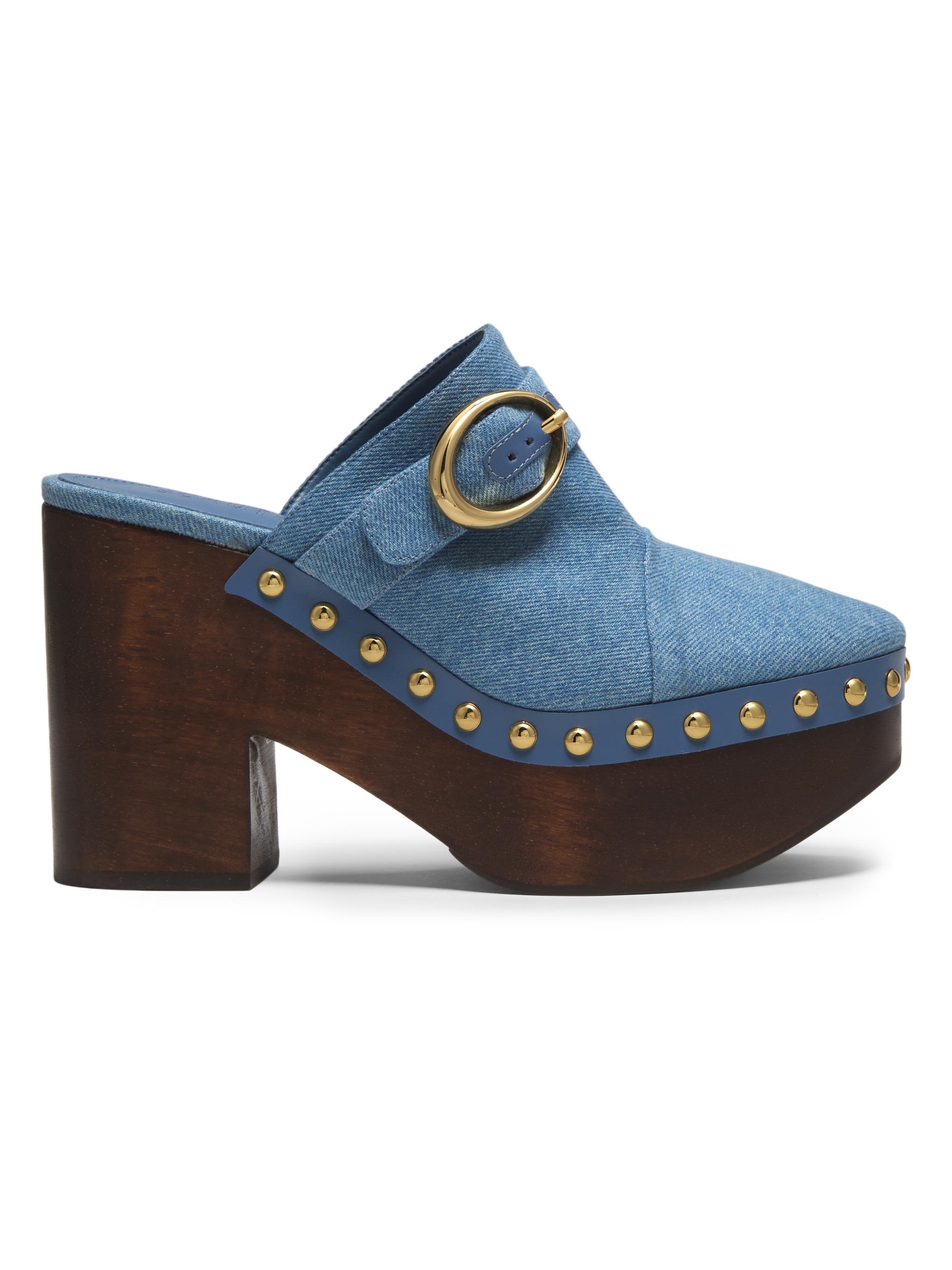 Chloé Jeannette 40MM Leather Clogs | Saks Fifth Avenue